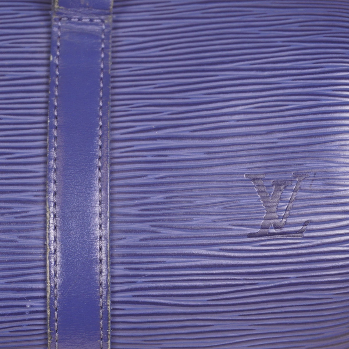 PRE-OWNED LV Blue Epi Leather Papillon