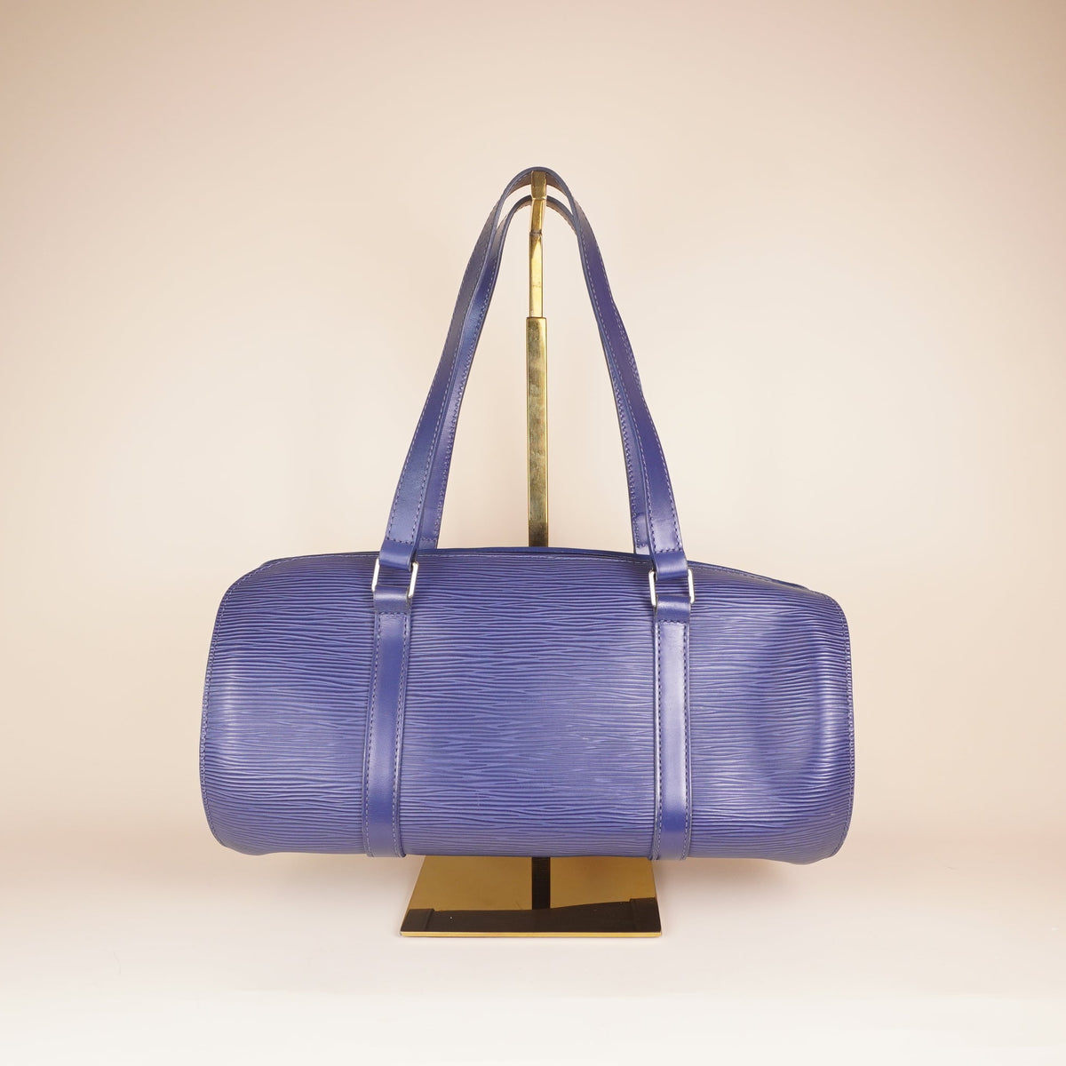 PRE-OWNED LV Epi Leather Shoulder bags Blue Papillon