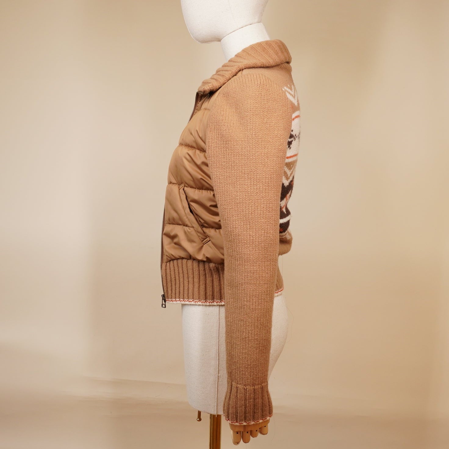 PRE-OWNED BURBERRY Blue Label Lightweight Jacket Light Brown Women's Size 38