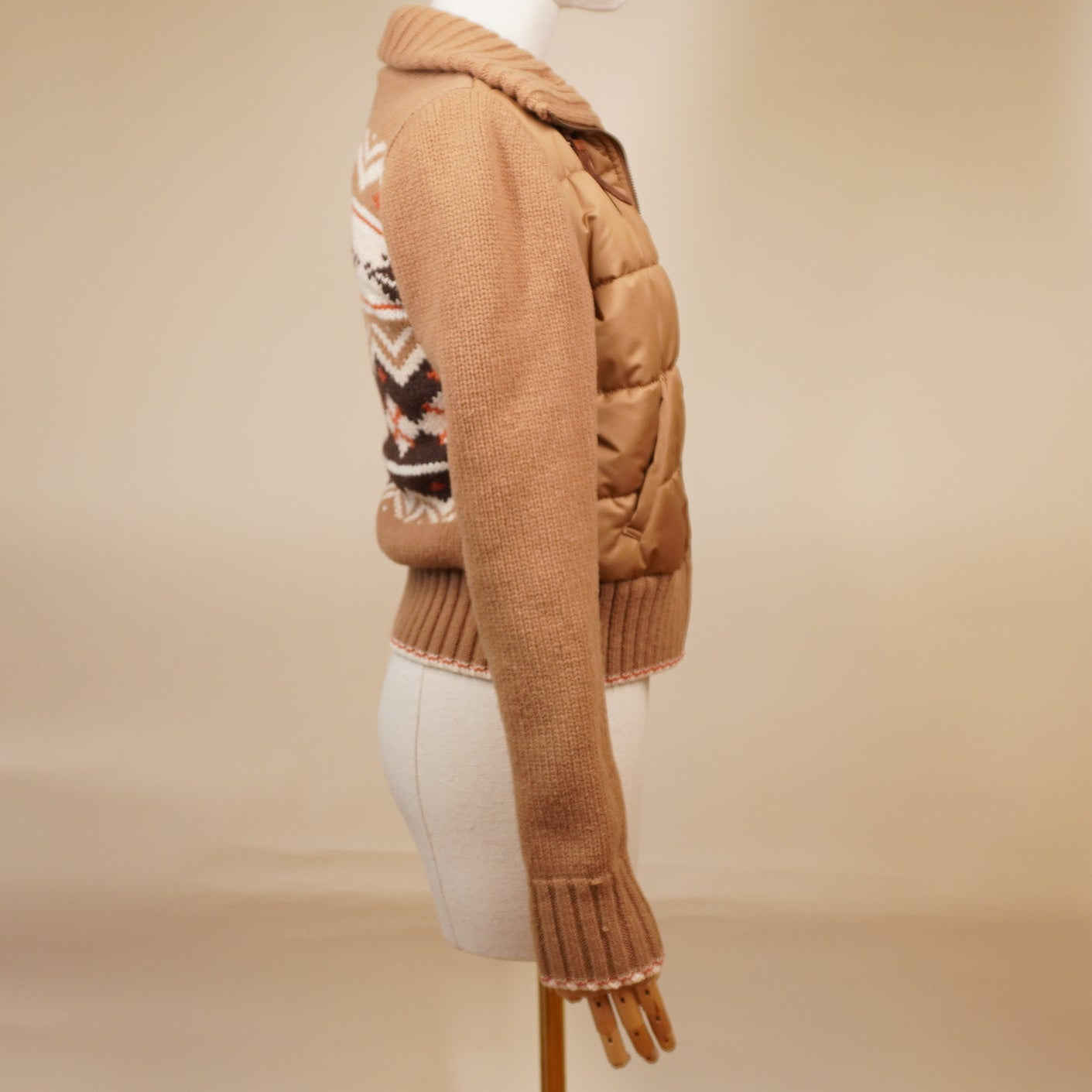 PRE-OWNED BURBERRY Blue Label Lightweight Jacket Light Brown Women's Size 38