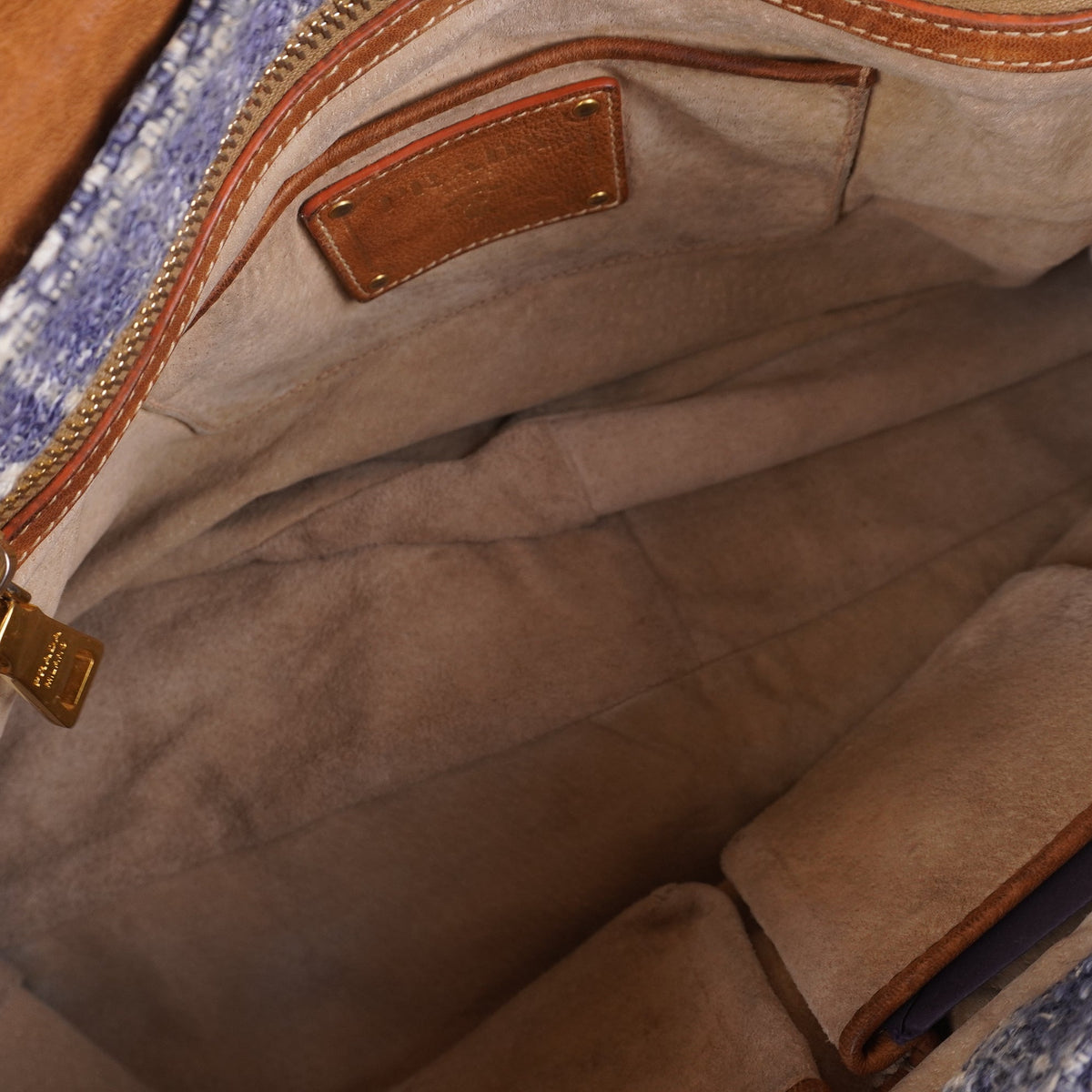 PRE-OWNED Tela Tweed Flap Bag