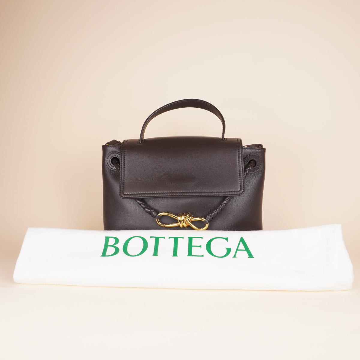 PRE-OWNED Silky Calfskin Small Ciao Ciao Shoulder Bag