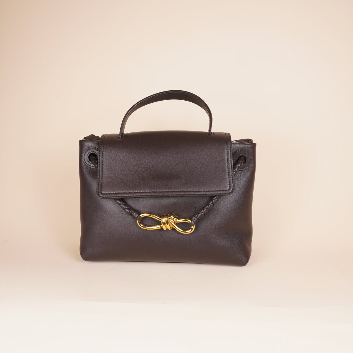 PRE-OWNED Silky Calfskin Small Ciao Ciao Shoulder Bag