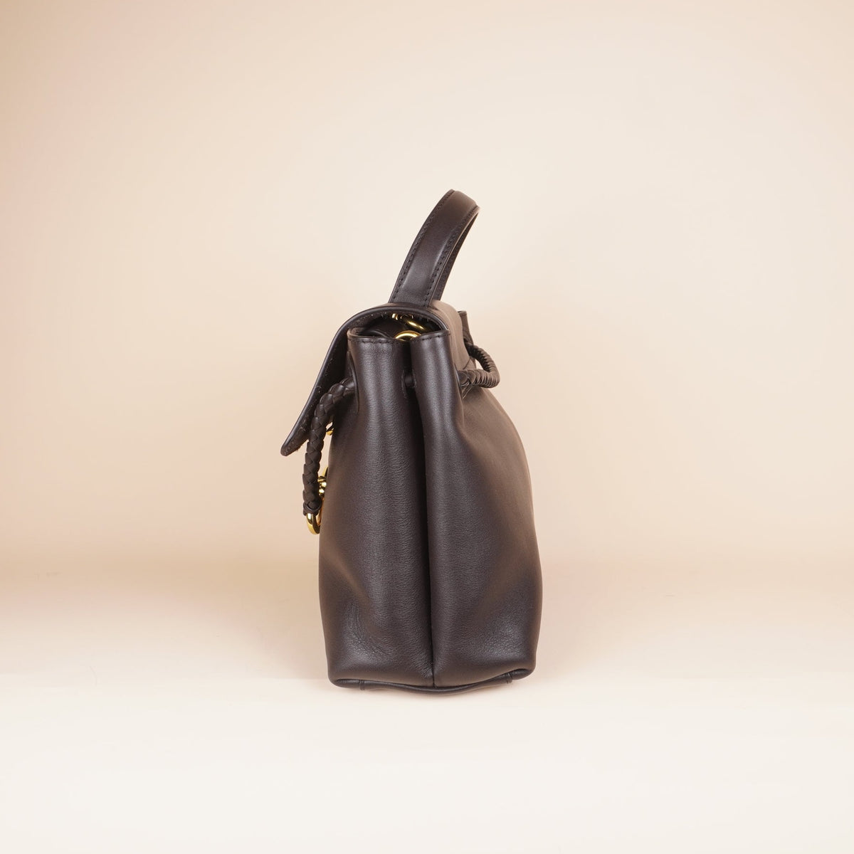 PRE-OWNED Silky Calfskin Small Ciao Ciao Shoulder Bag