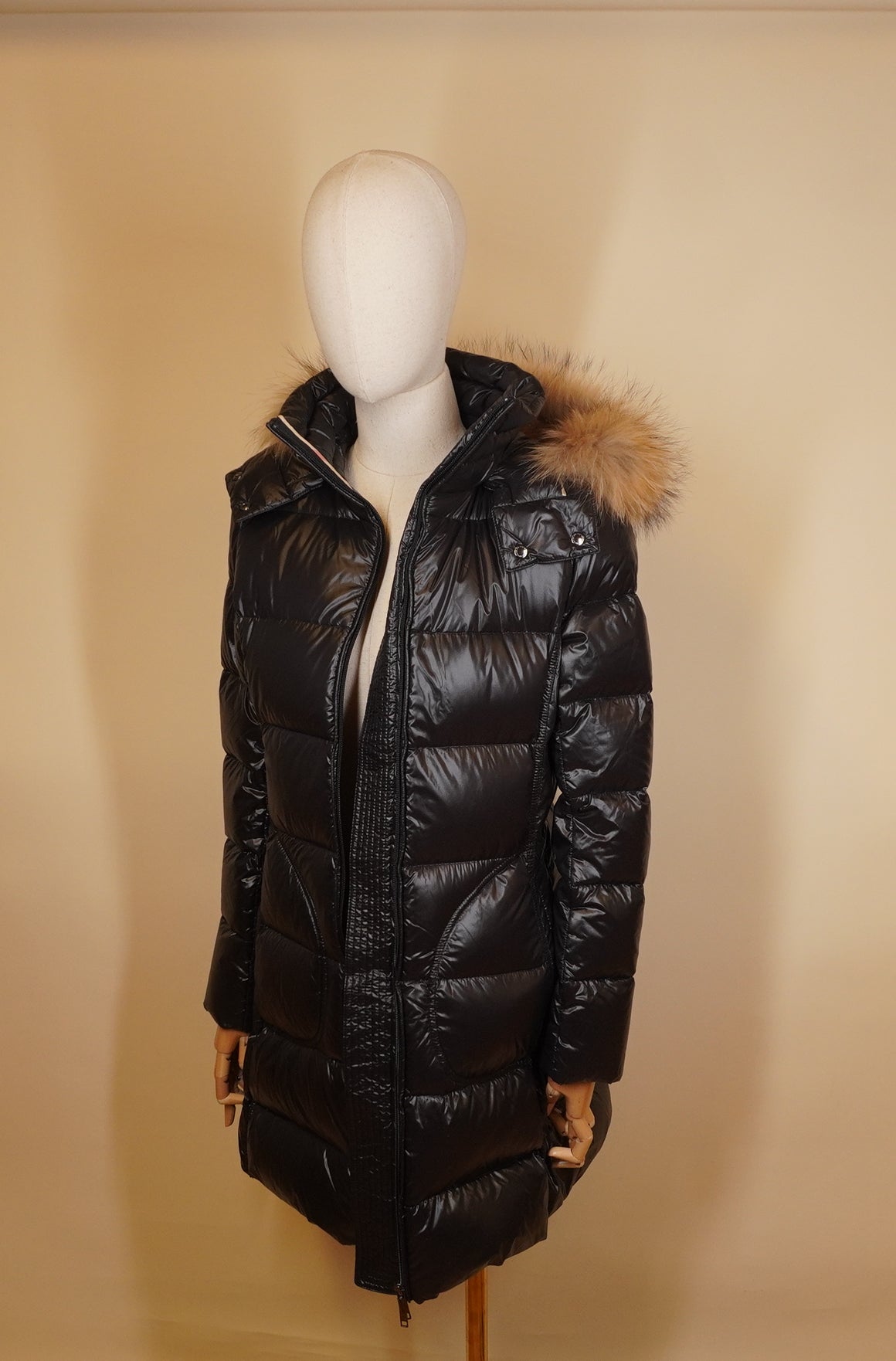 PRE-OWNED Burberry LONDON Down Coat Black Women's M