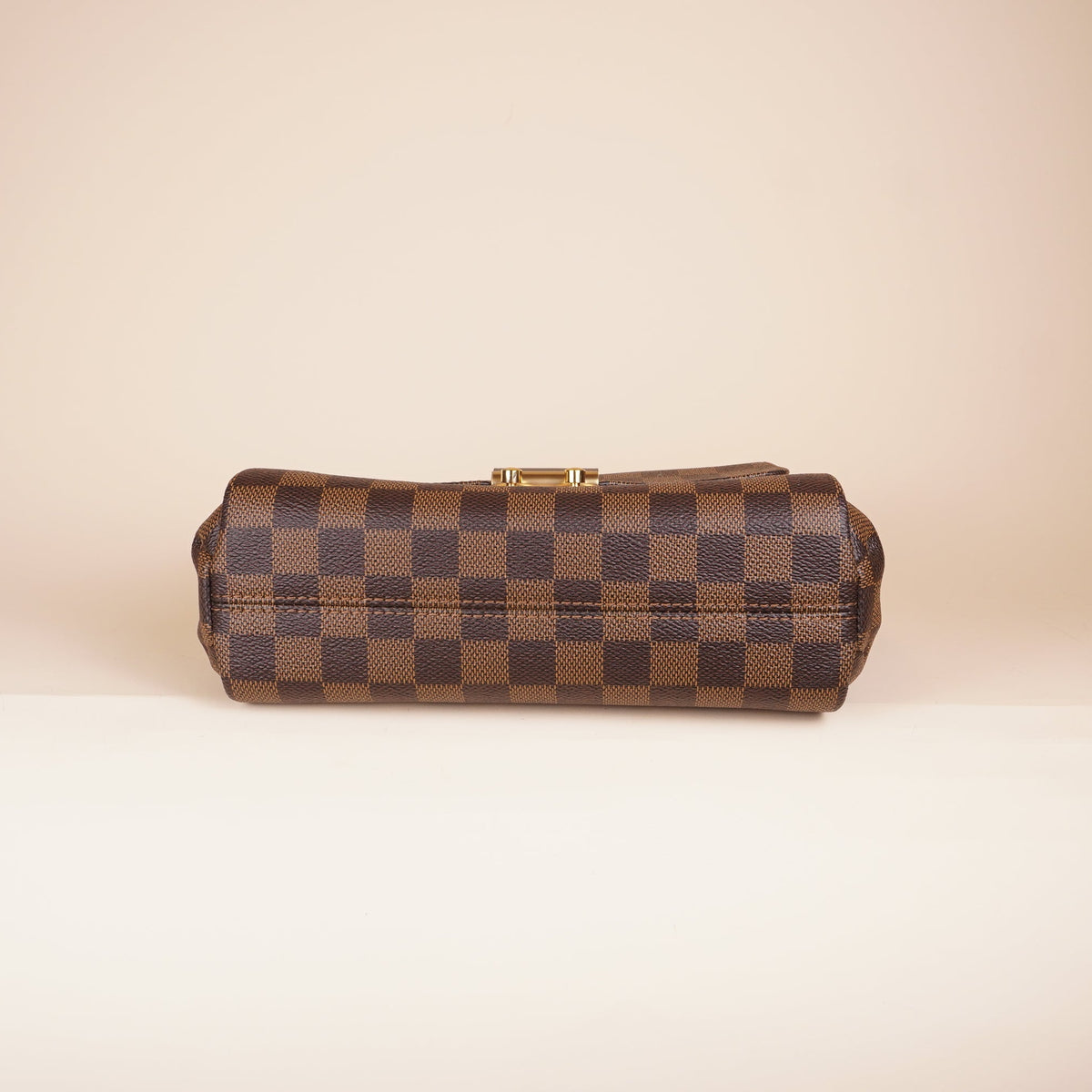 PRE-OWNED LV Damier Ebene Canvas Croisette Shoulder Bag