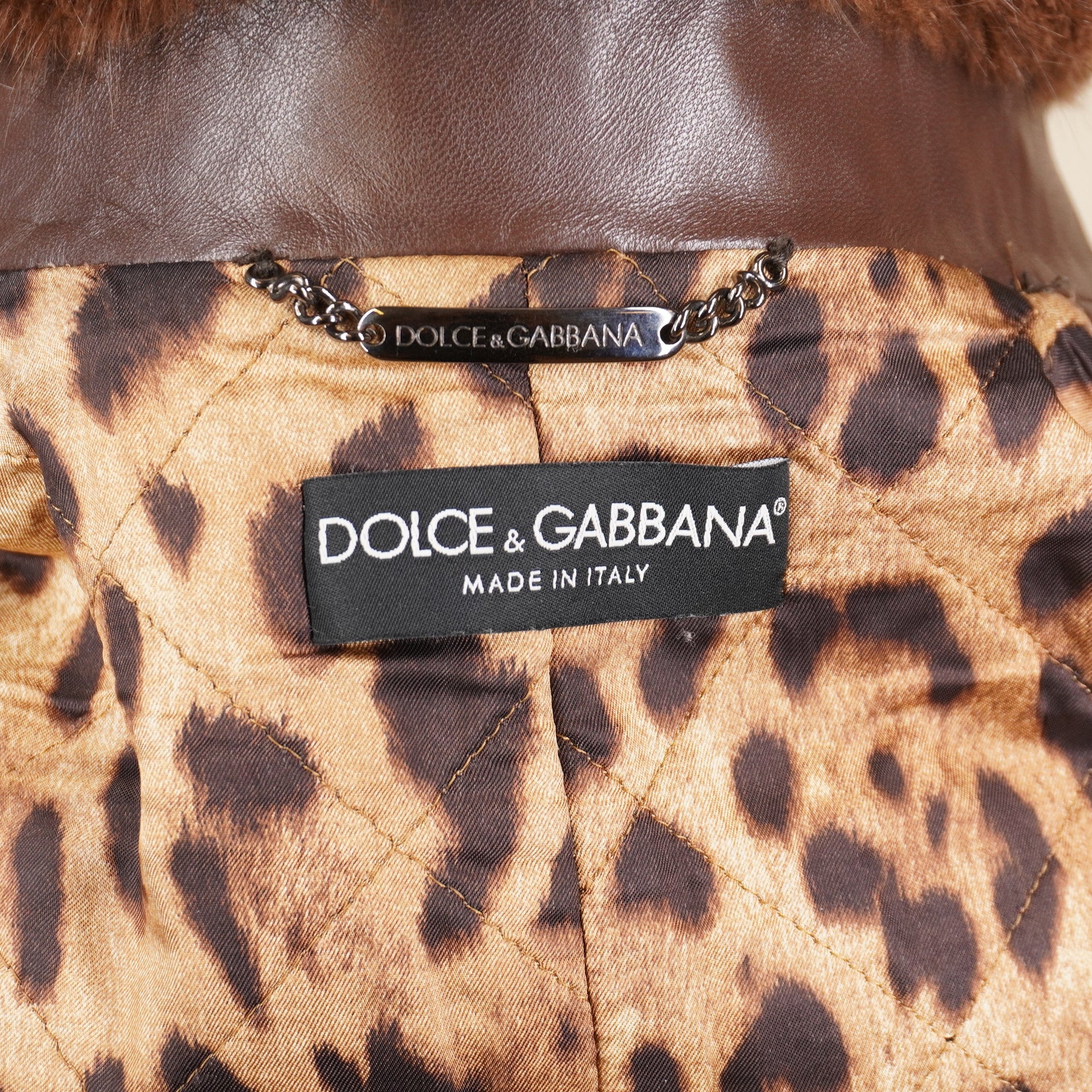 PRE-OWNED D&G Lightweight Jacket Dark Brown Women's XS