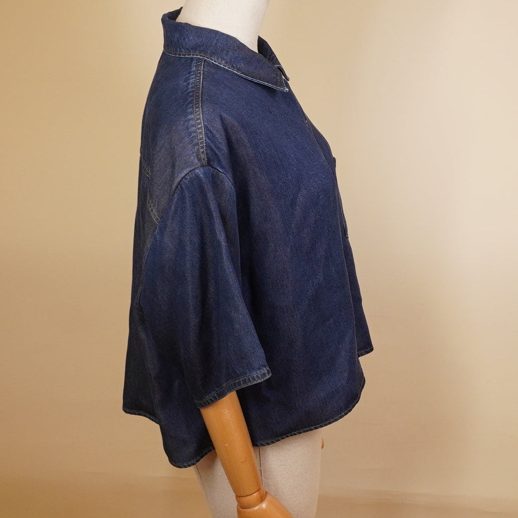 PRE-OWNED Denim Shirt Lyocell Women's S