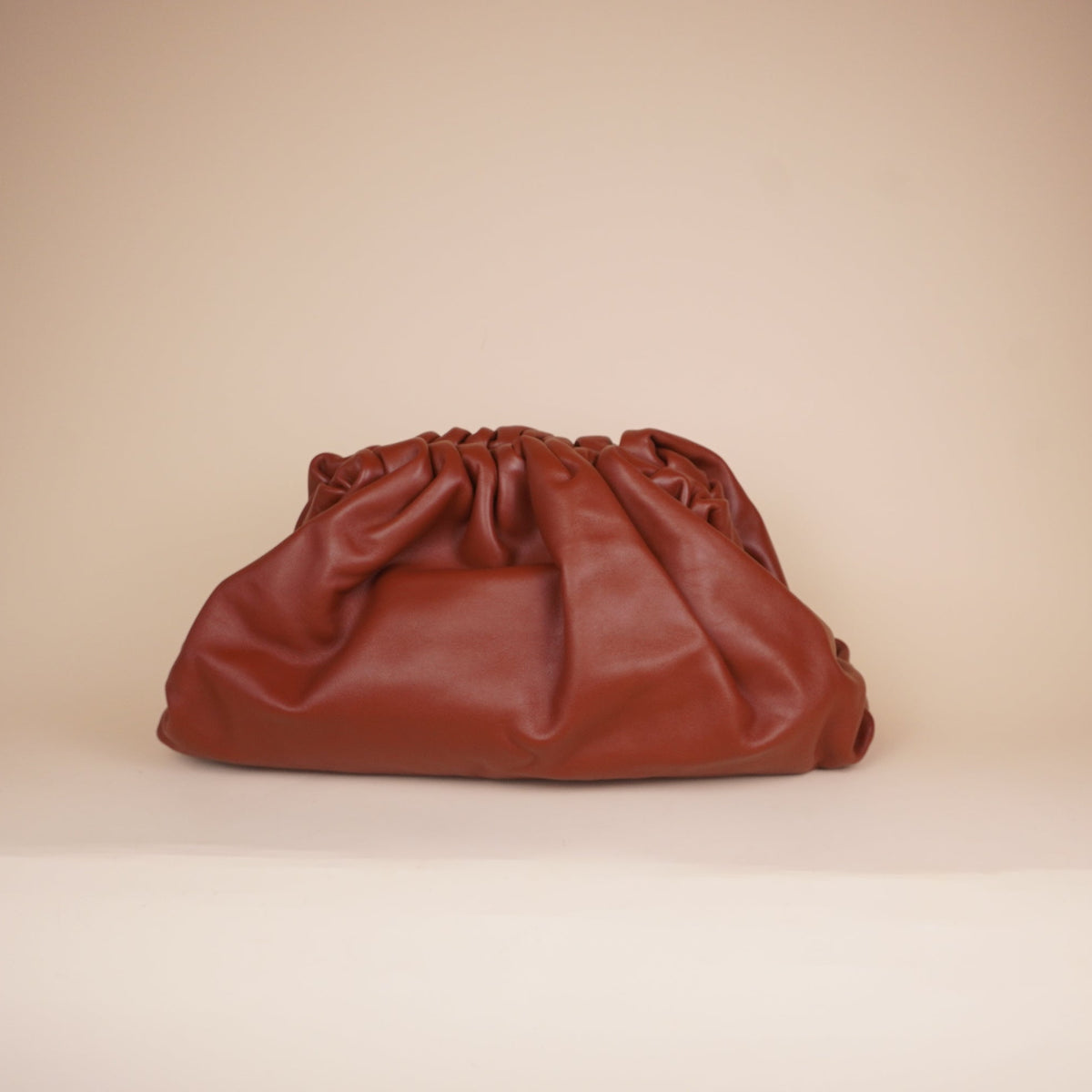 PRE-OWNED The Chain Pouch Calfskin Leather Shoulder Bag