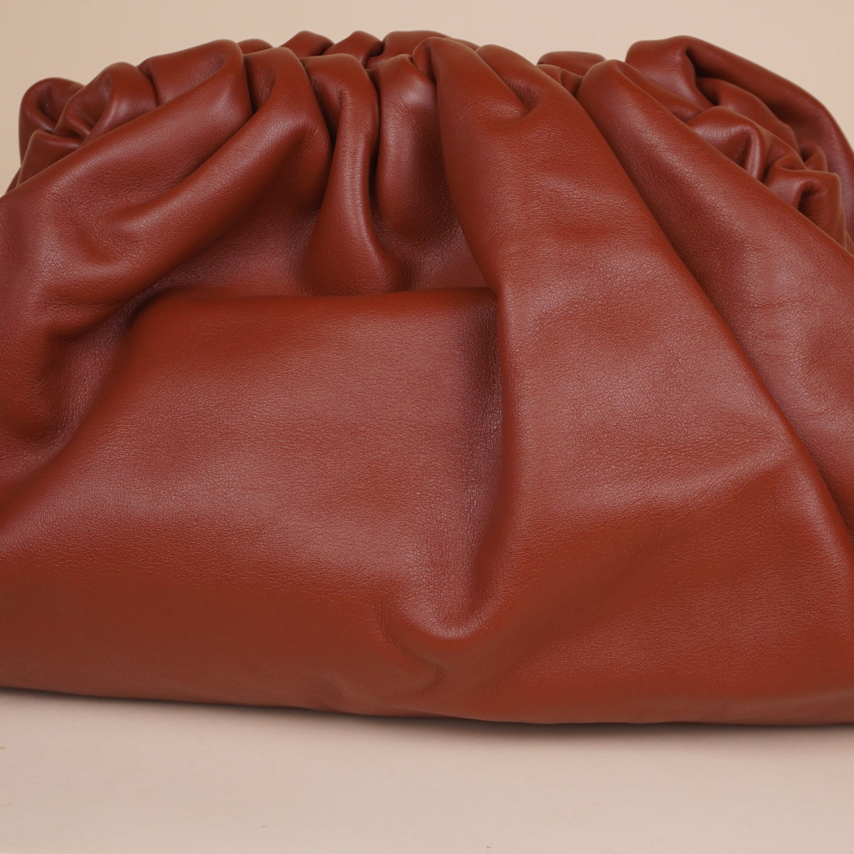 PRE-OWNED The Chain Pouch Calfskin Leather Shoulder Bag