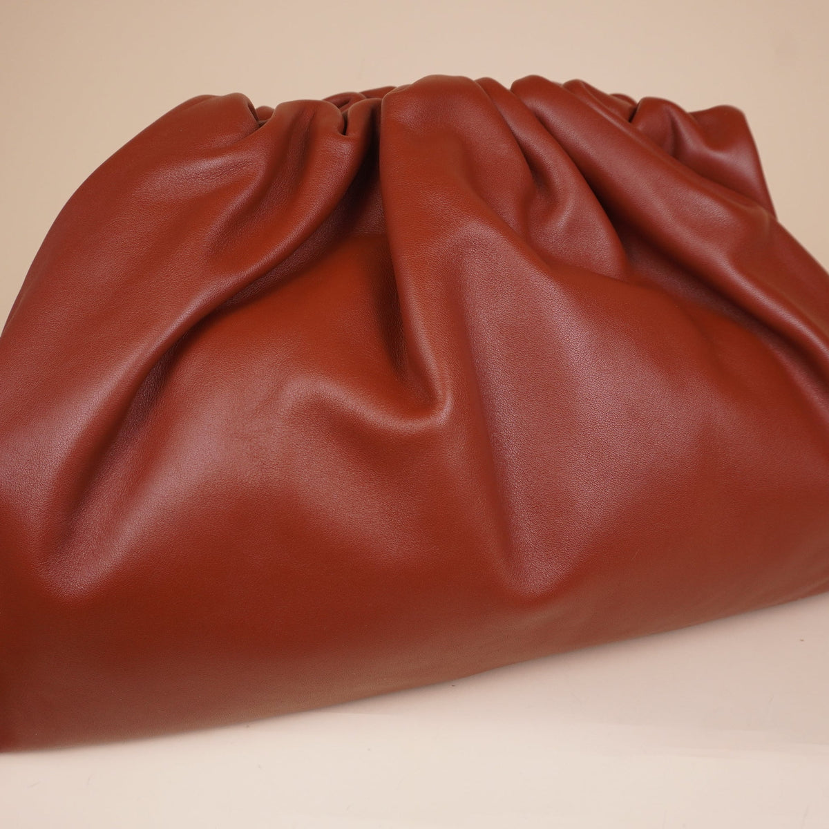 PRE-OWNED The Chain Pouch Calfskin Leather Shoulder Bag
