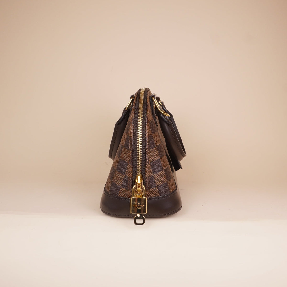 PRE-OWNED LV Damier Ebene Canvas Alma BB Shoulder Bag