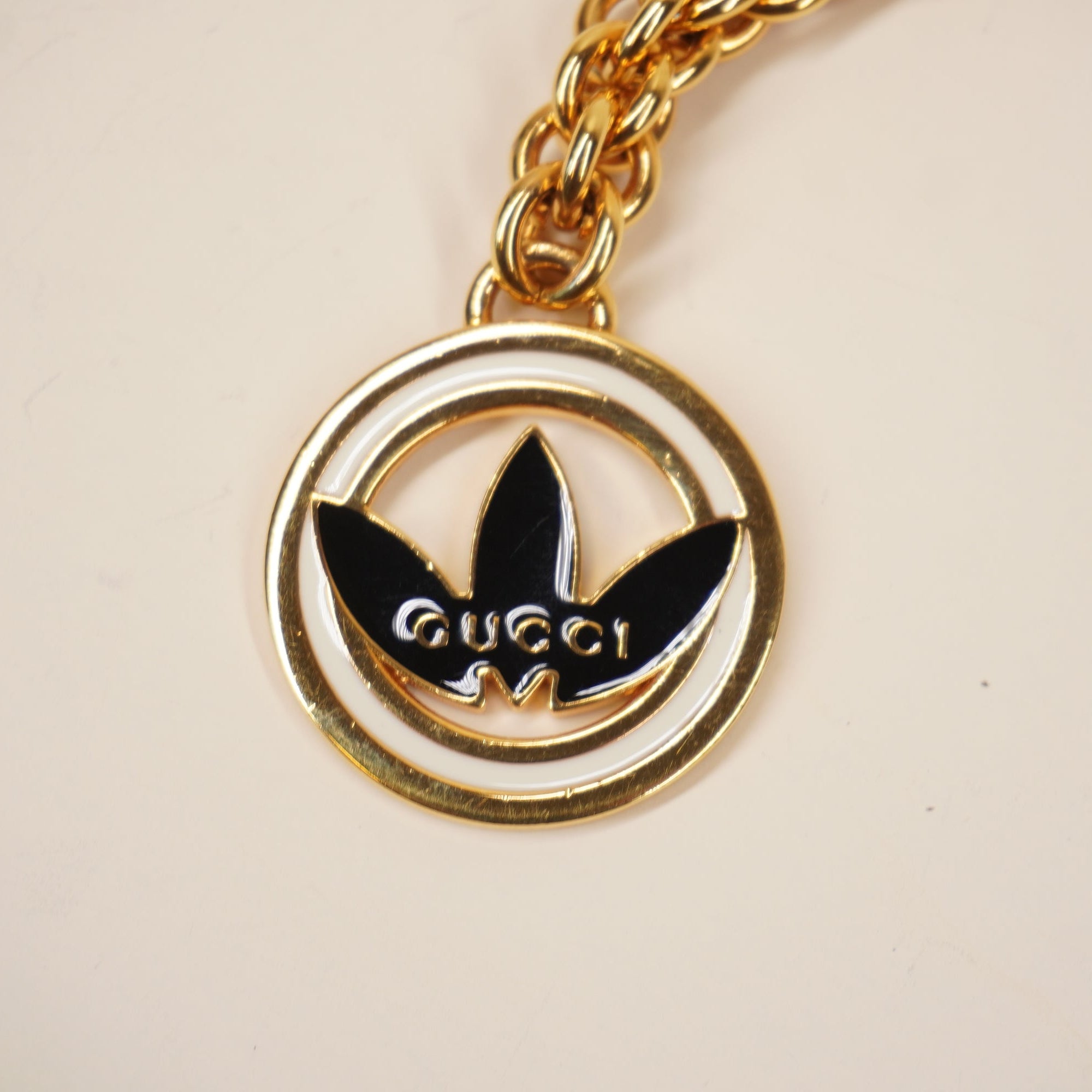 PRE-OWNED GG x Adidas Chain Belt 