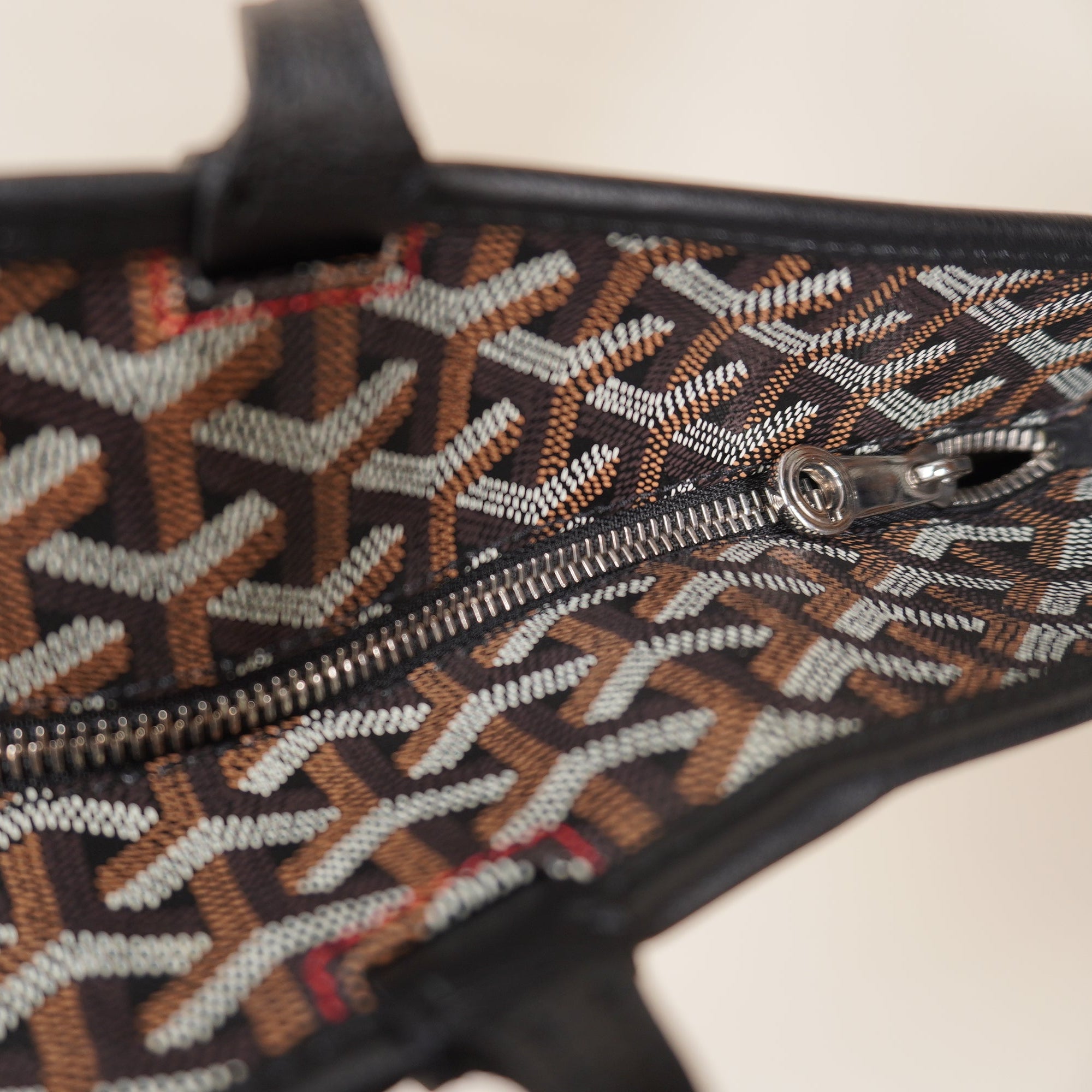 PRE-OWNED Artois MM Canvas Shoulder Bag Black