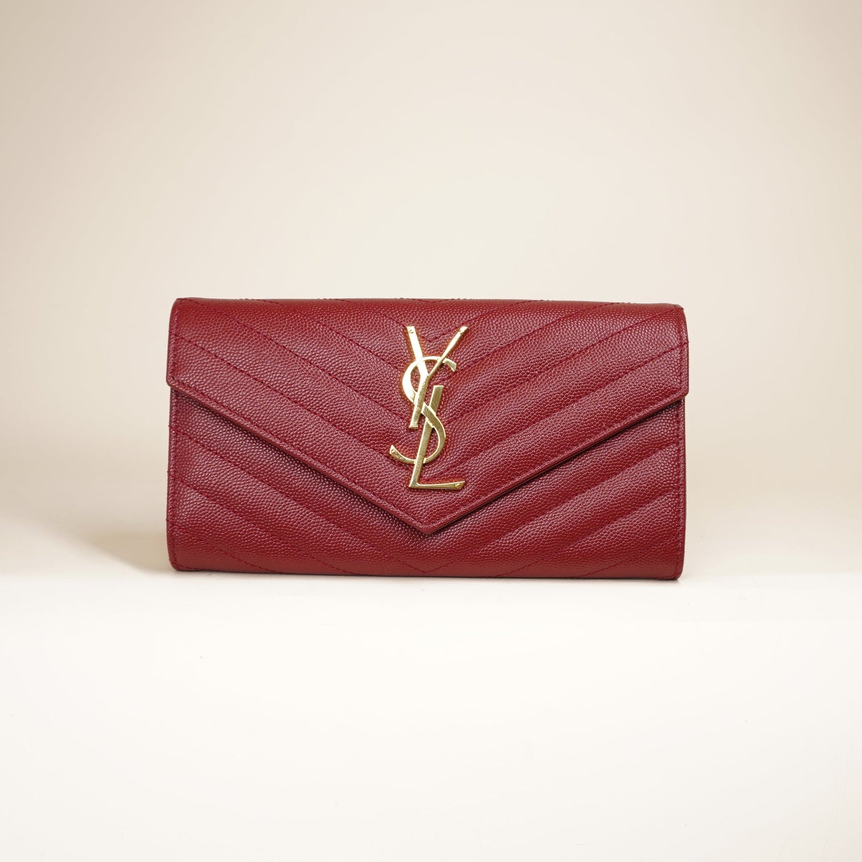 PRE-OWNED Cassandre Matelassé Large Flap Wallet