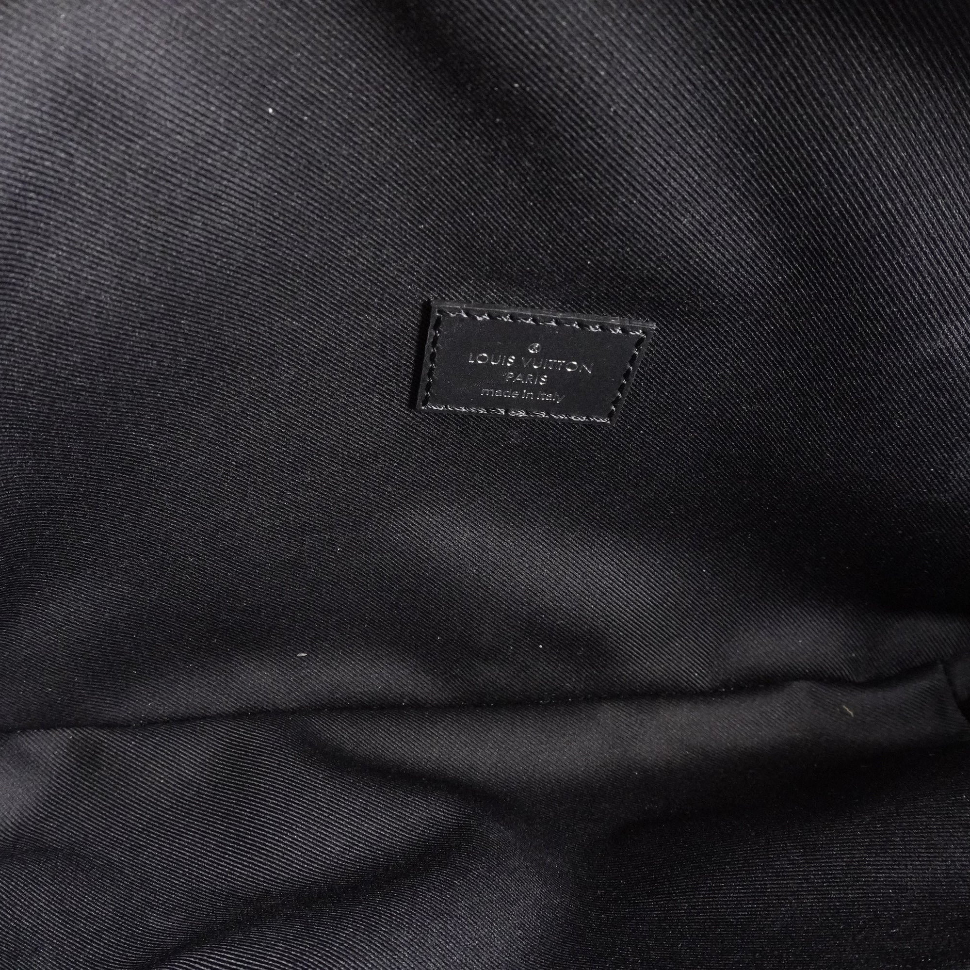 PRE-OWNED LV Epi Damier Graphite Bumbag Black