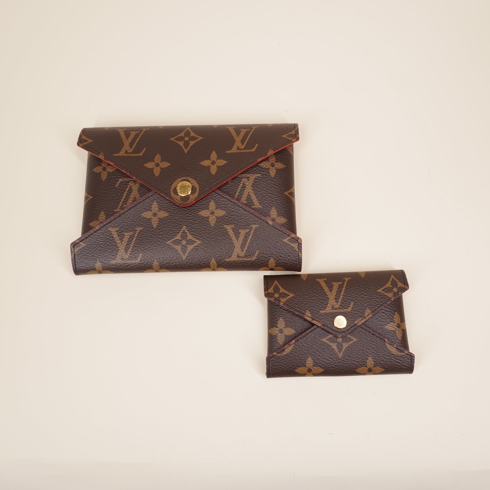 PRE-OWNED LV Monogram Kirigami Pochette Set 2