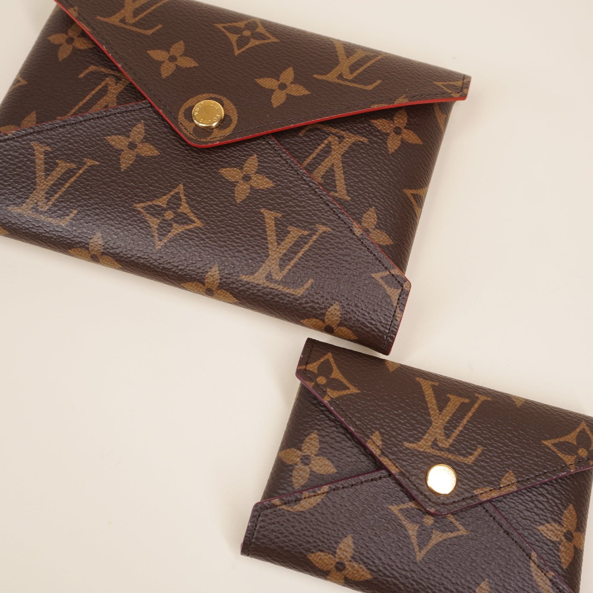PRE-OWNED LV Monogram Kirigami Pochette Set 2