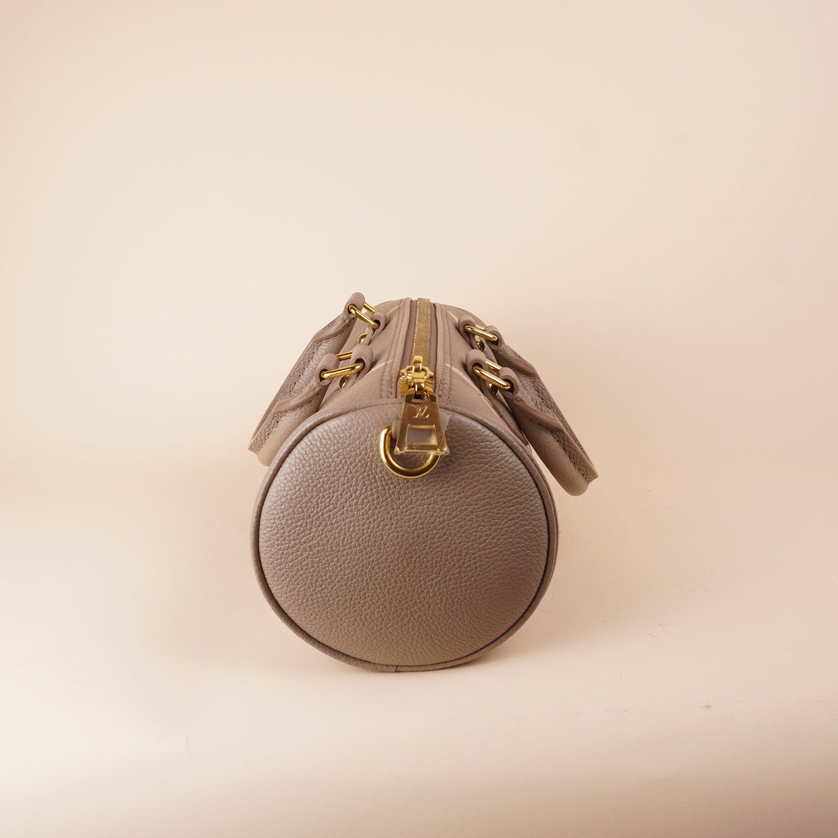 PRE-OWNED LV Papillon BB Monogram Empreinte Two Tone Shoulder Bag