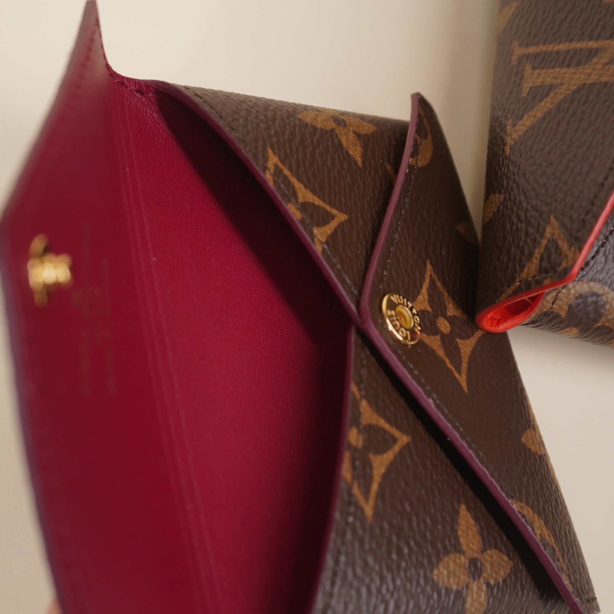 PRE-OWNED LV Monogram Kirigami Pochette Set 2