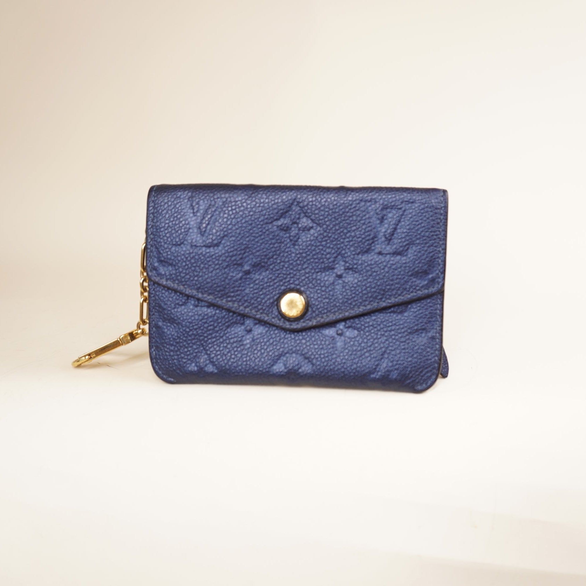 PRE-OWNED LV Empreinte Key Pouch Iris