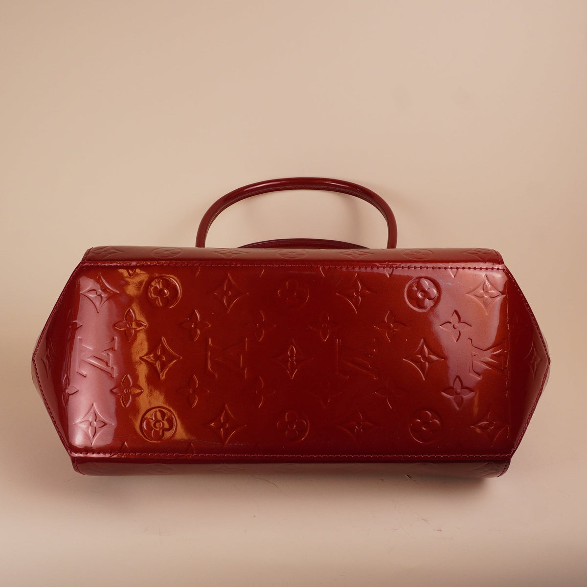 PRE-OWNED LV Monogram Vernis Sherwood PM Shoulder Bag
