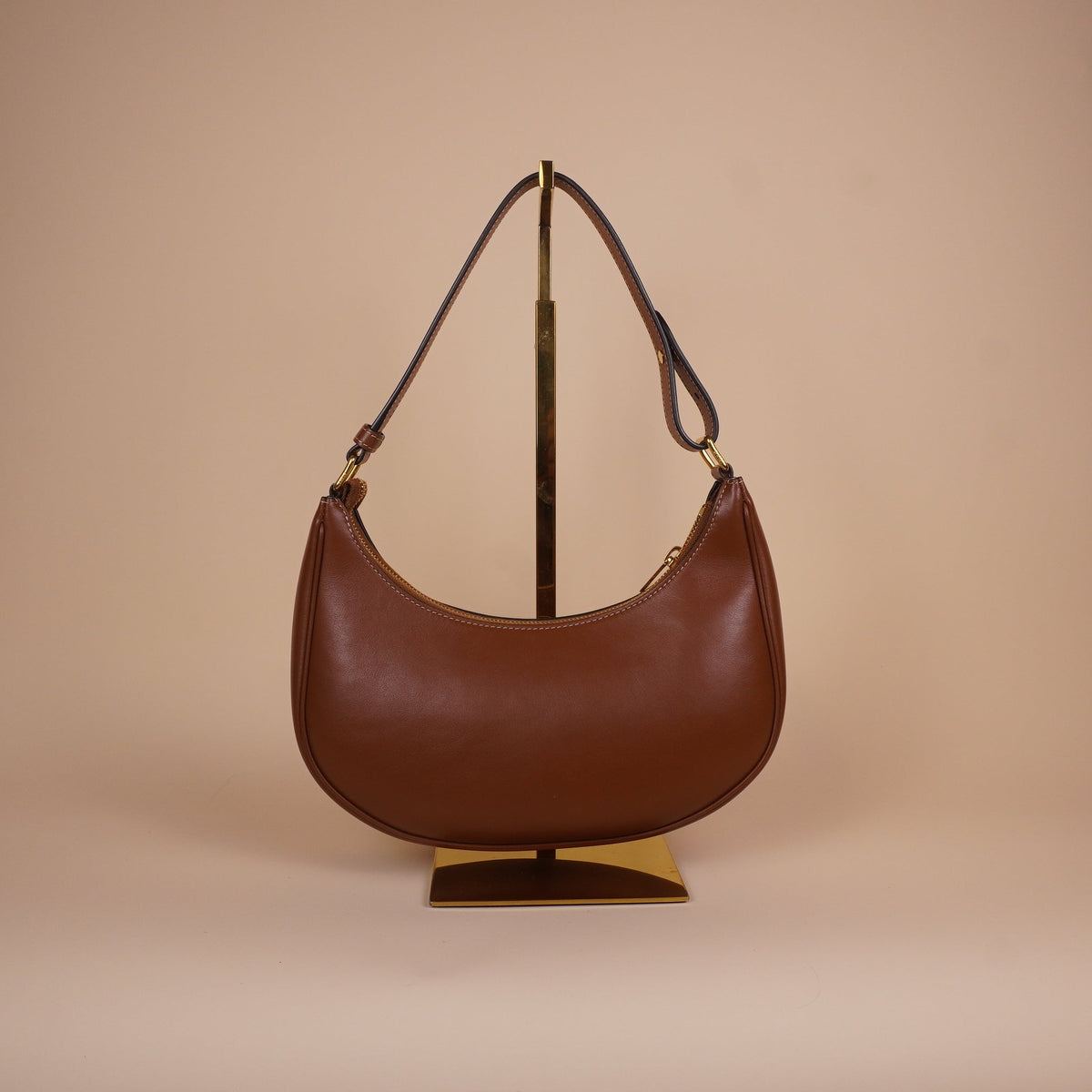 PRE-OWNED Ava Bag Triomphe Embroidery Leather Shoulder Bag
