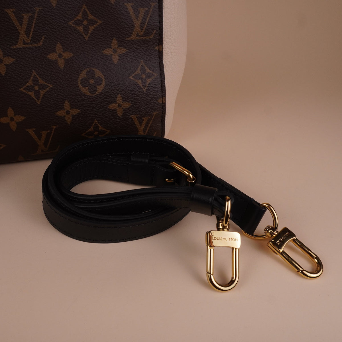 PRE-OWNED LV Monogram Fold Tote PM Shoulder Bag