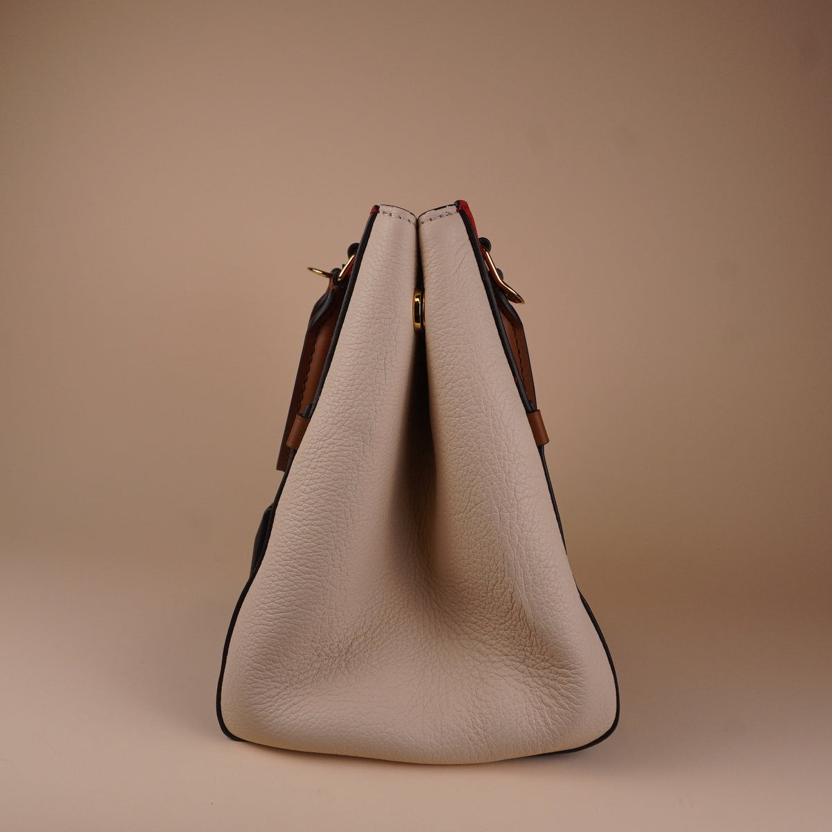 PRE-OWNED LV Monogram Fold Tote PM Shoulder Bag