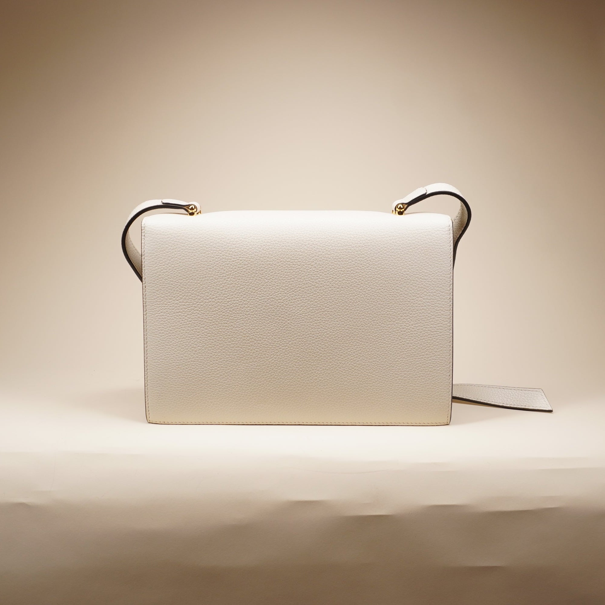 PRE-OWNED White Zummi Lether Crossbody Bag