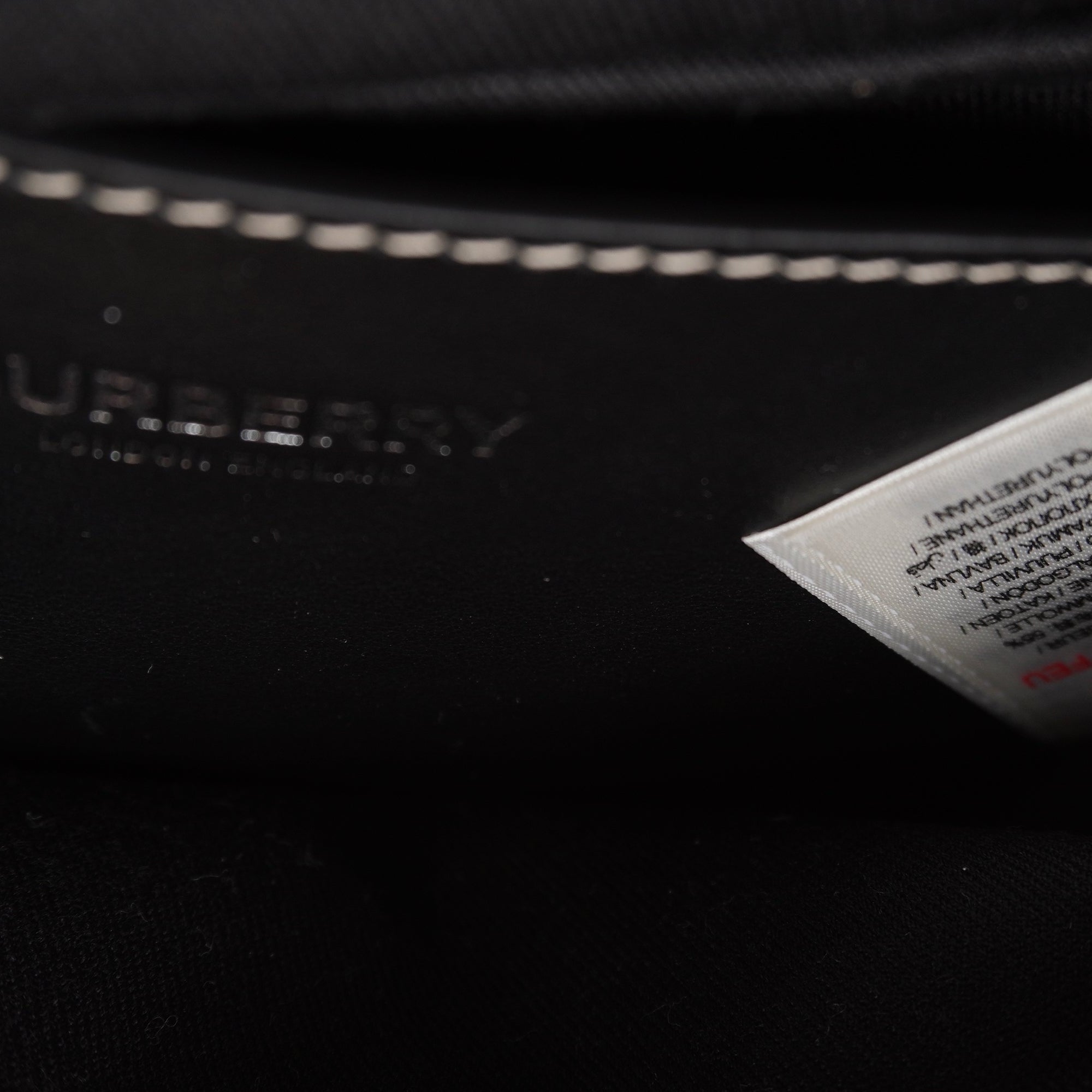 PRE-OWNED Brown Cason Check Canvas Bumbag 