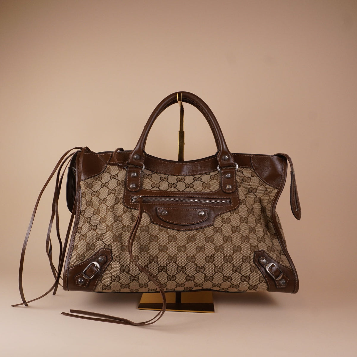 PRE-OWNED The Hacker Project GG Canvas Neo Classic City Bag