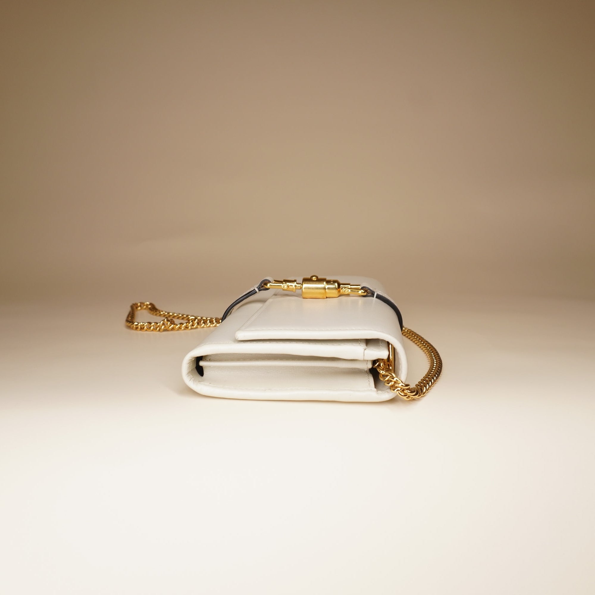 PRE-OWNED GG Jackie 1961 Continental Chain Wallet Leather Crossbody Bag