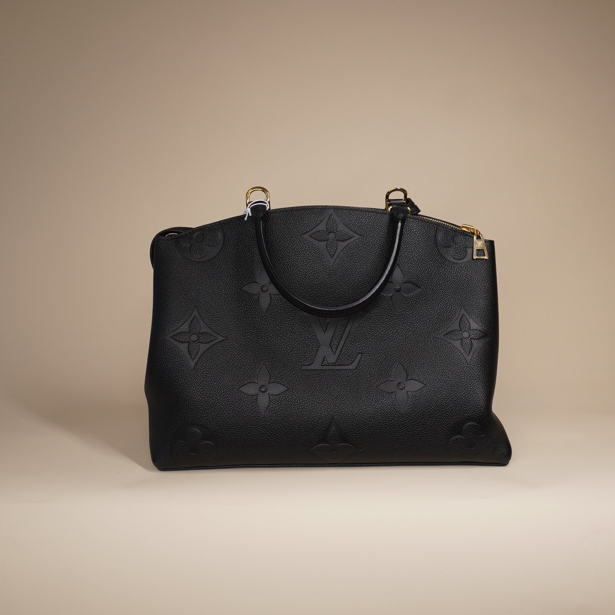 PRE-OWNED LV Black Empreinte Monogram Grand Palais Shoulder Bag