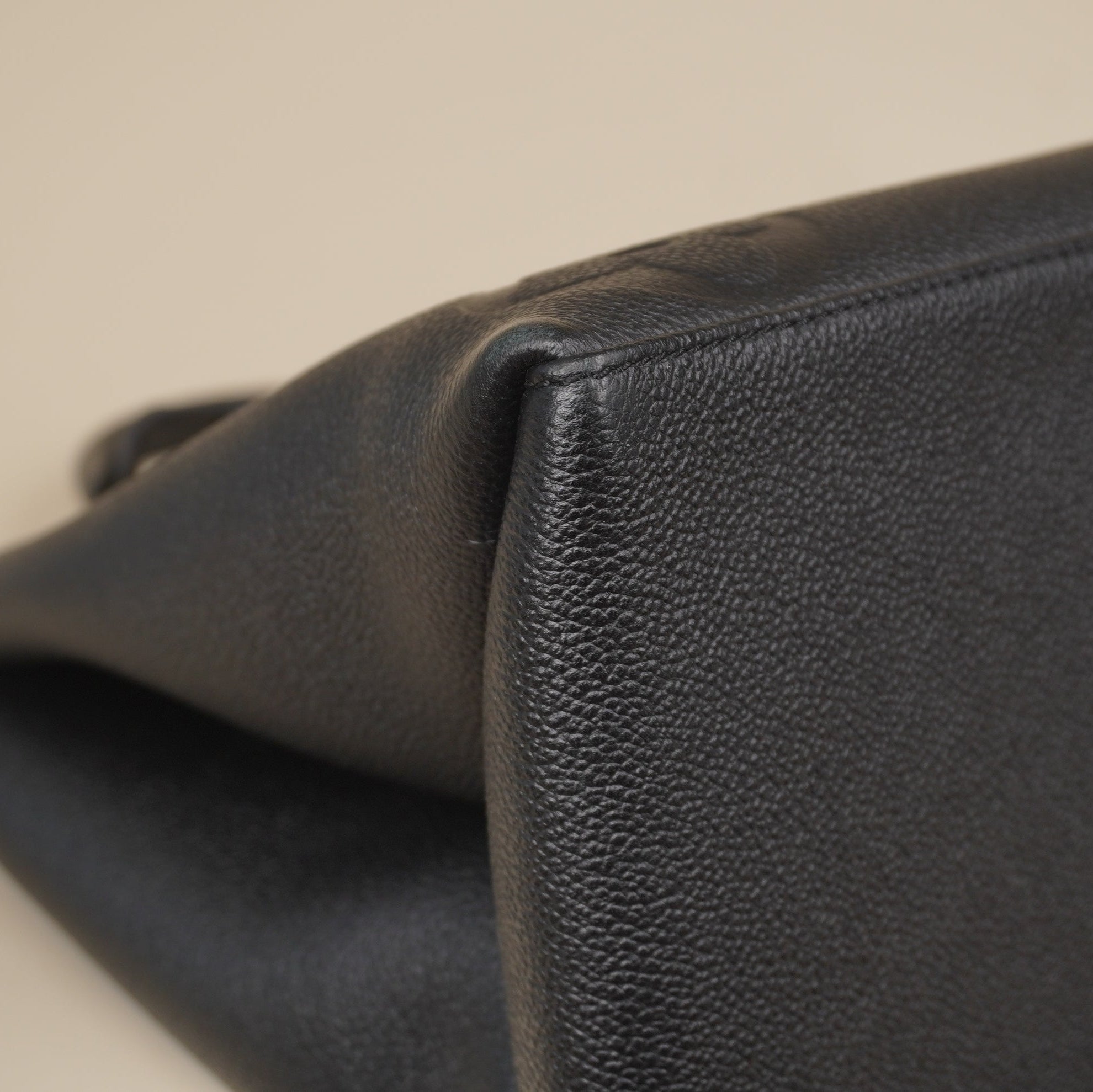 PRE-OWNED LV Black Empreinte Monogram Grand Palais Shoulder Bag