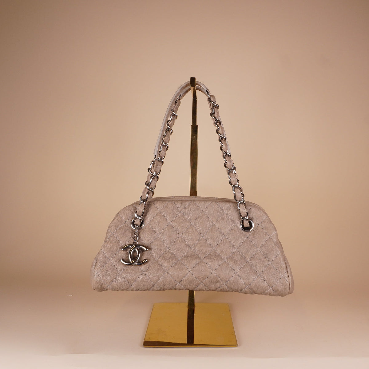 PRE-OWNED CC Just Mademoiselle Small Bowler Bag
