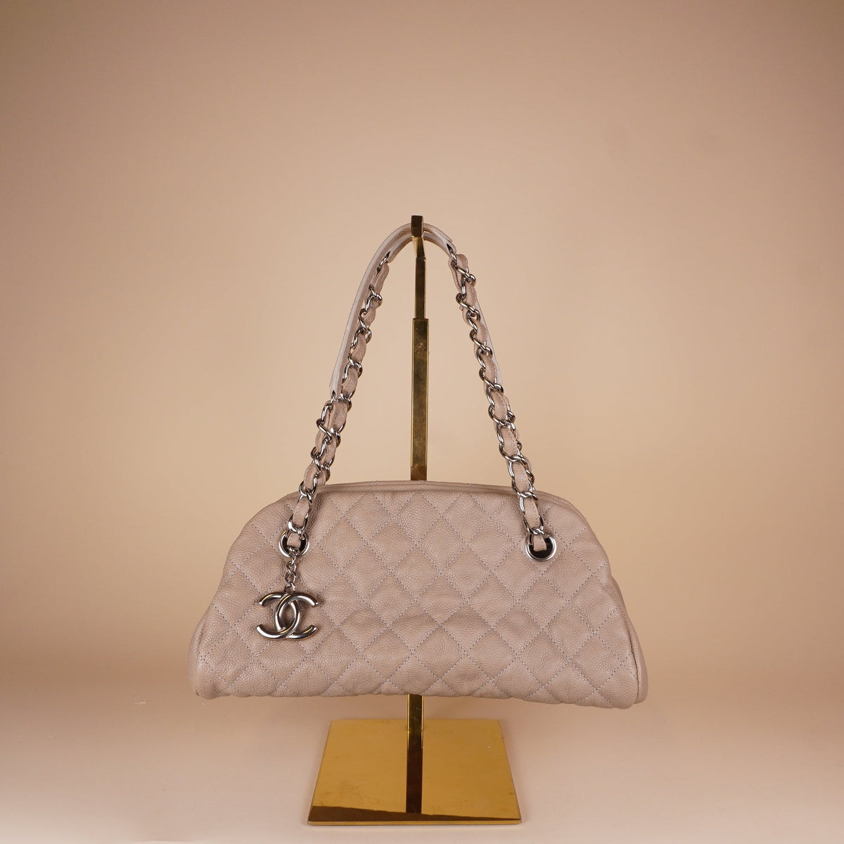 PRE-OWNED CC Just Mademoiselle Small Bowler Bag