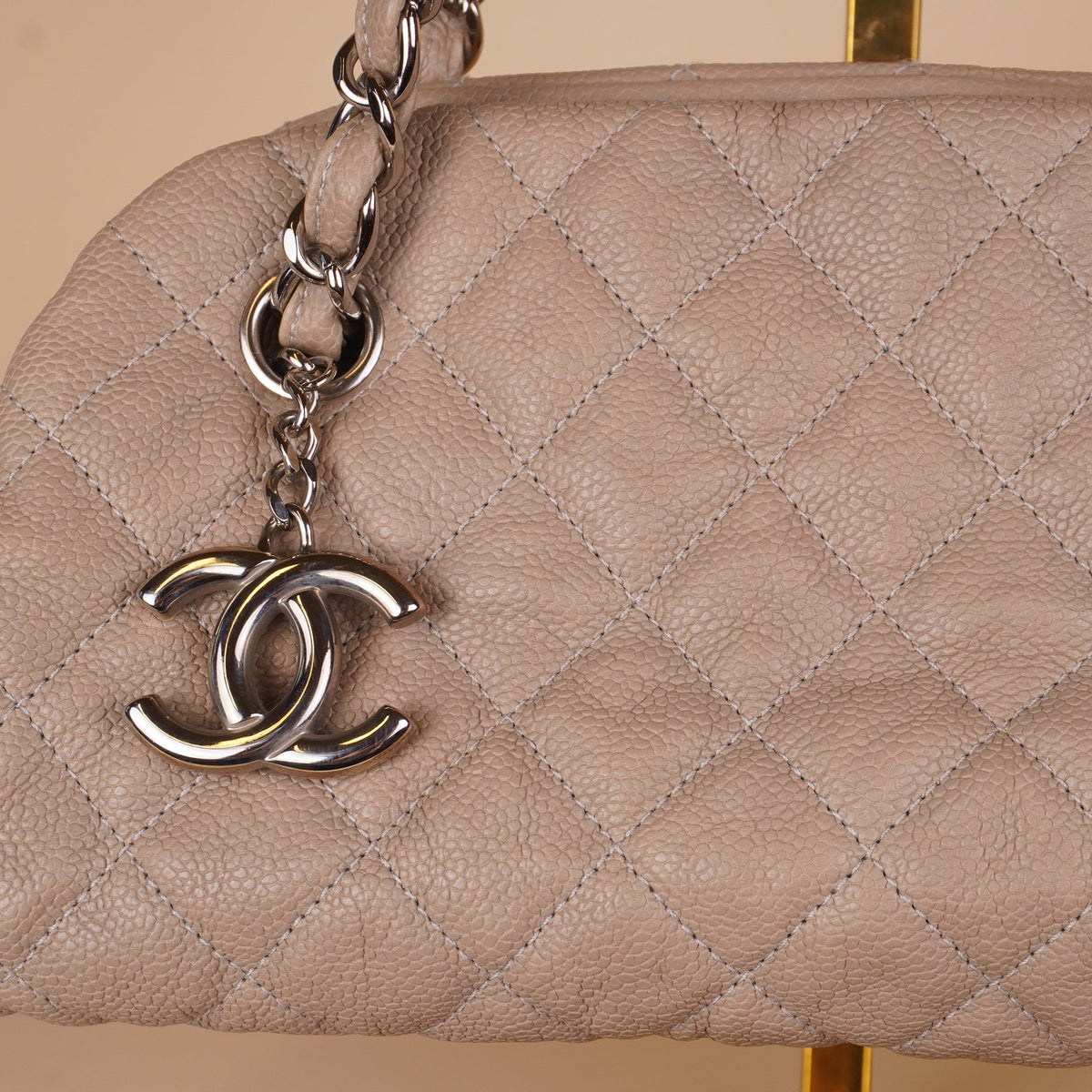 PRE-OWNED CC Just Mademoiselle Small Bowler Bag