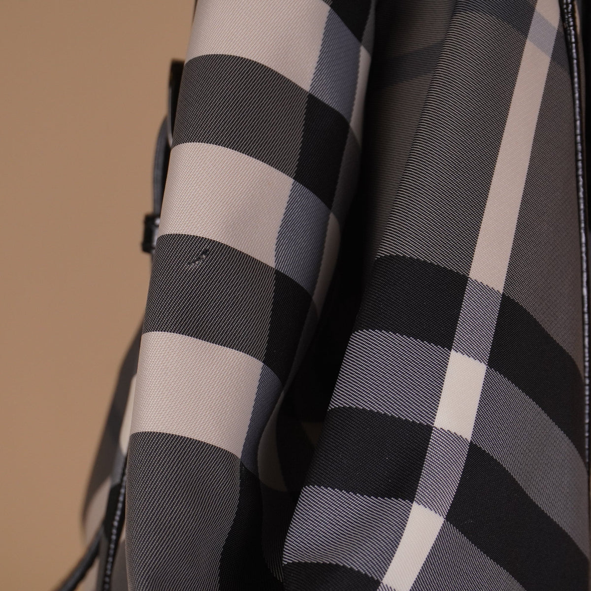 PRE-OWNED Beat Check Nylon Tote Bag