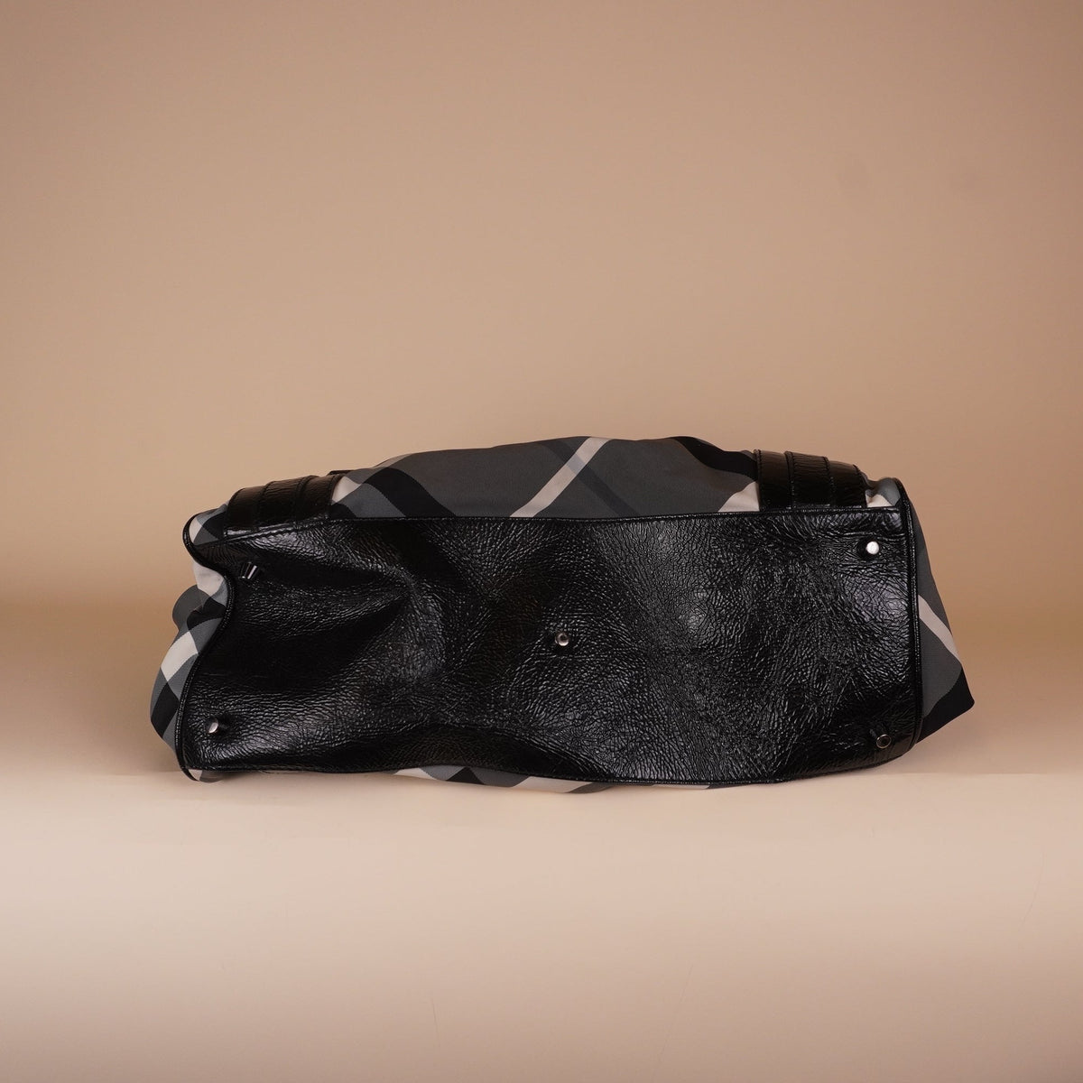 PRE-OWNED Beat Check Nylon Tote Bag
