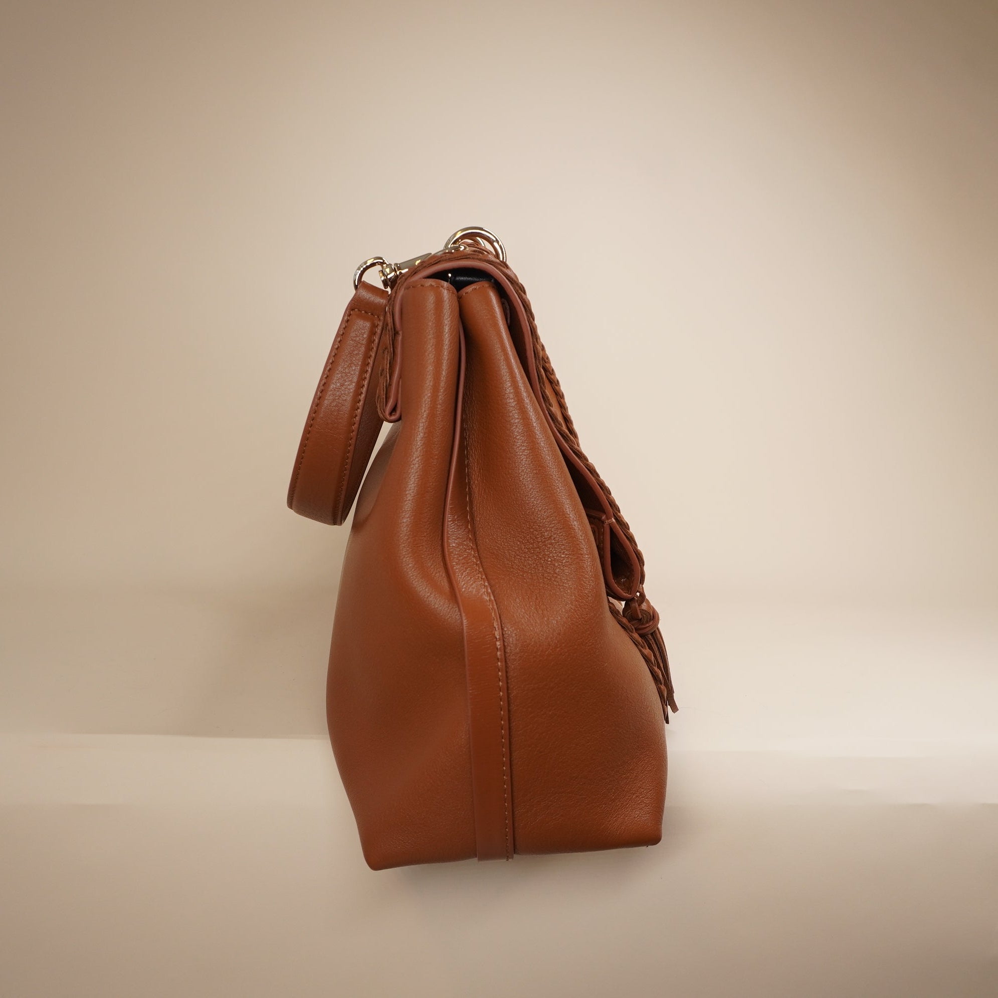 PRE-OWNED Brown Penelope Soft Shoulder Bag