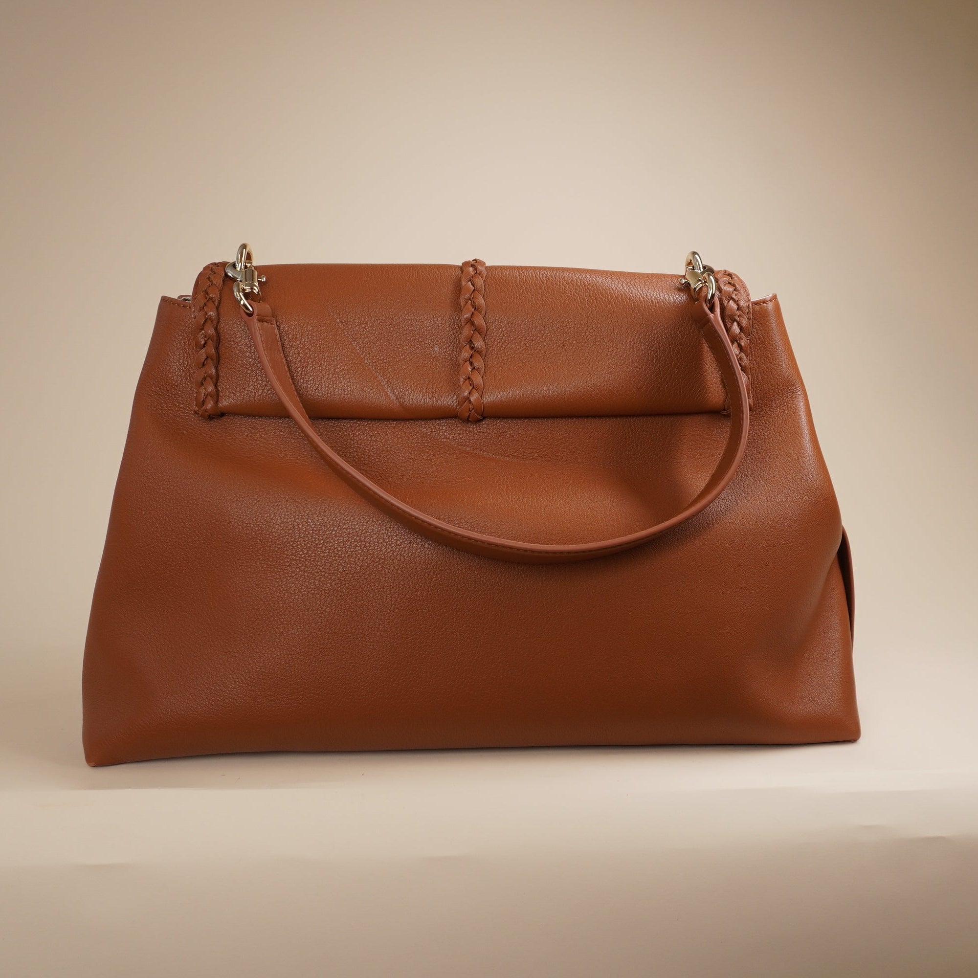 PRE-OWNED Brown Penelope Soft Shoulder Bag