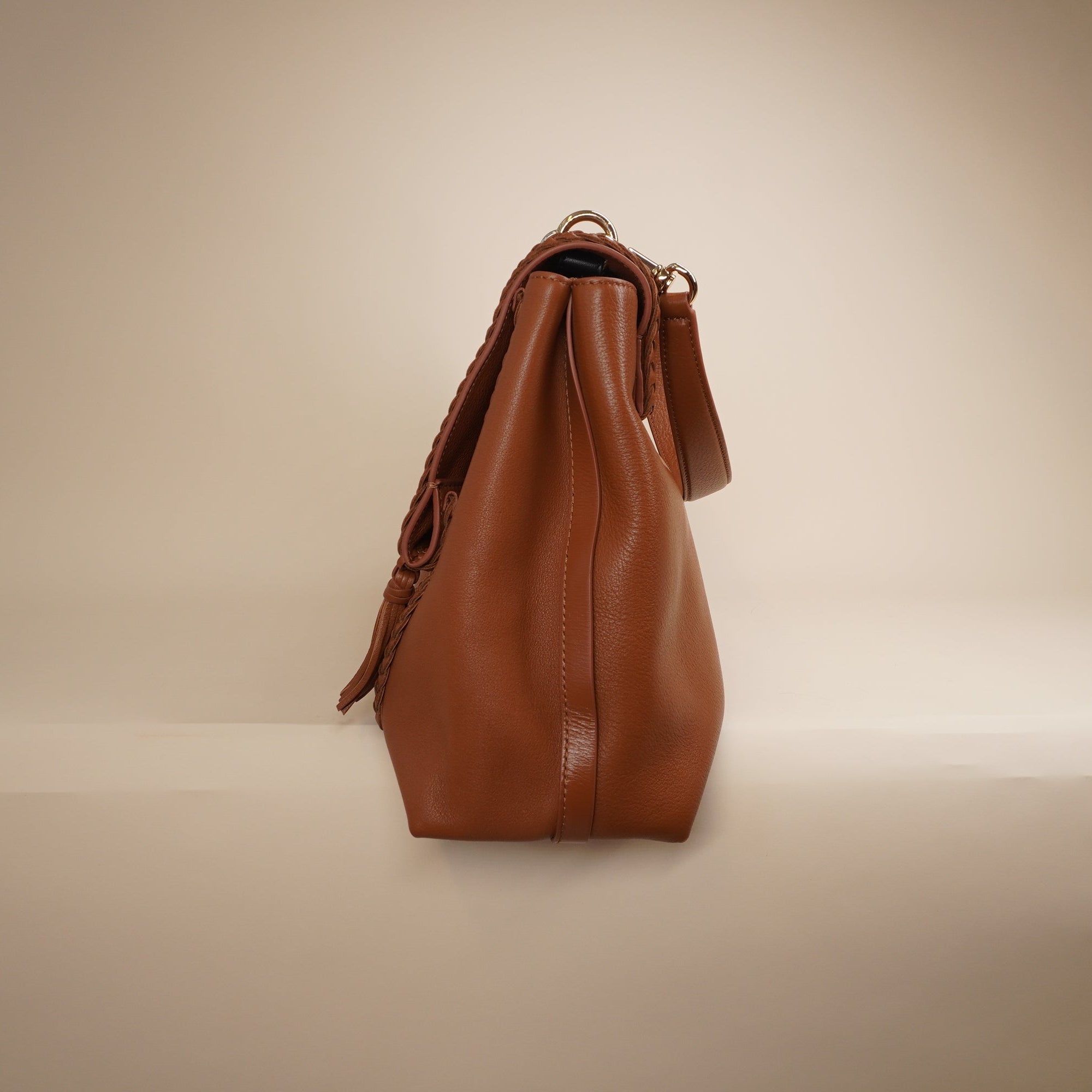 PRE-OWNED Brown Penelope Soft Shoulder Bag