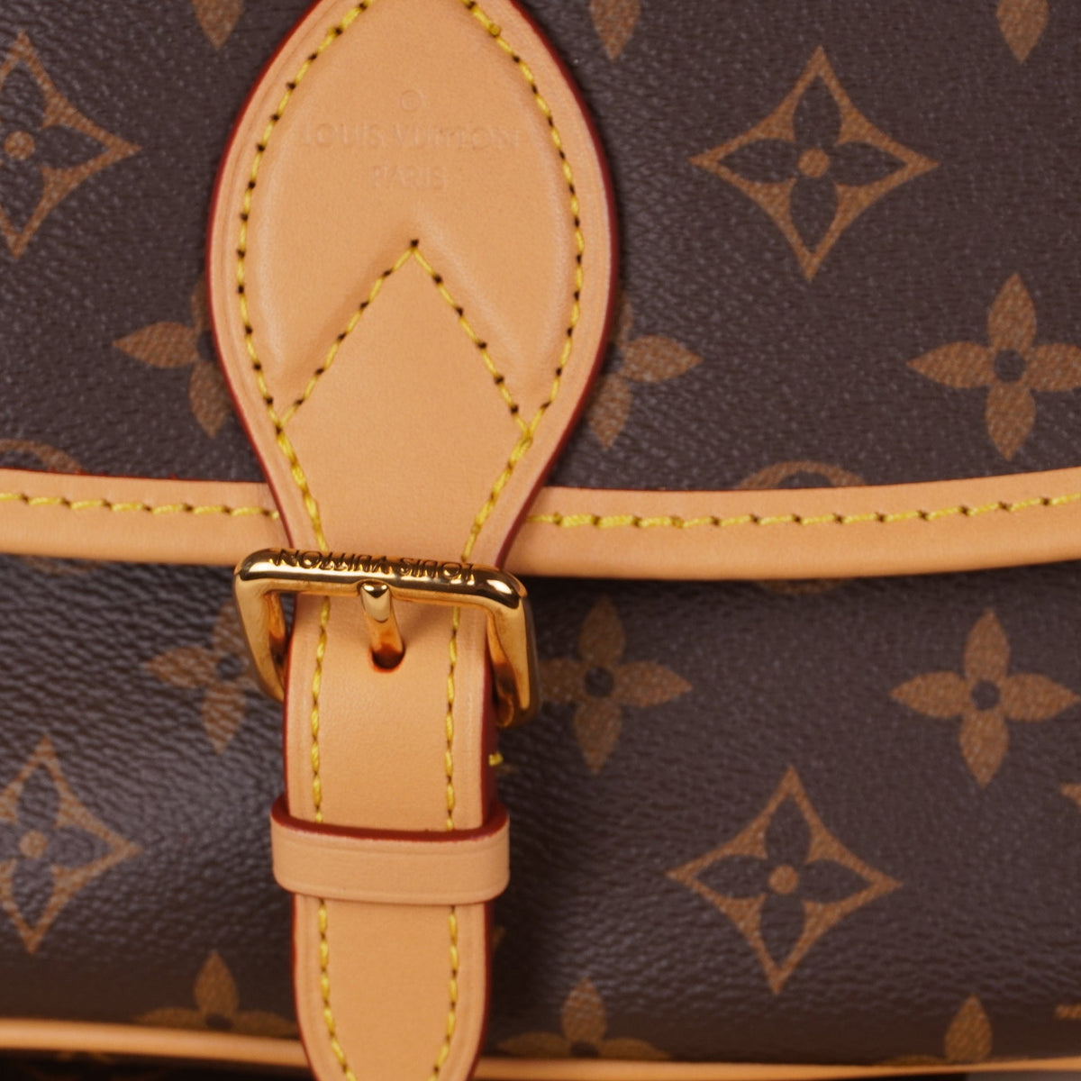 PRE-OWNED LV Monogram Canvas Fuchsia Diane Bag
