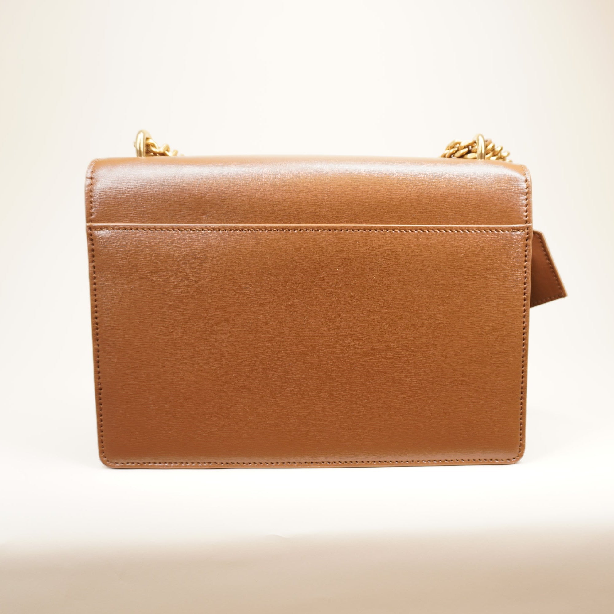 PRE-OWNED Brown Sunset Smooth Leather Shoulder Bag