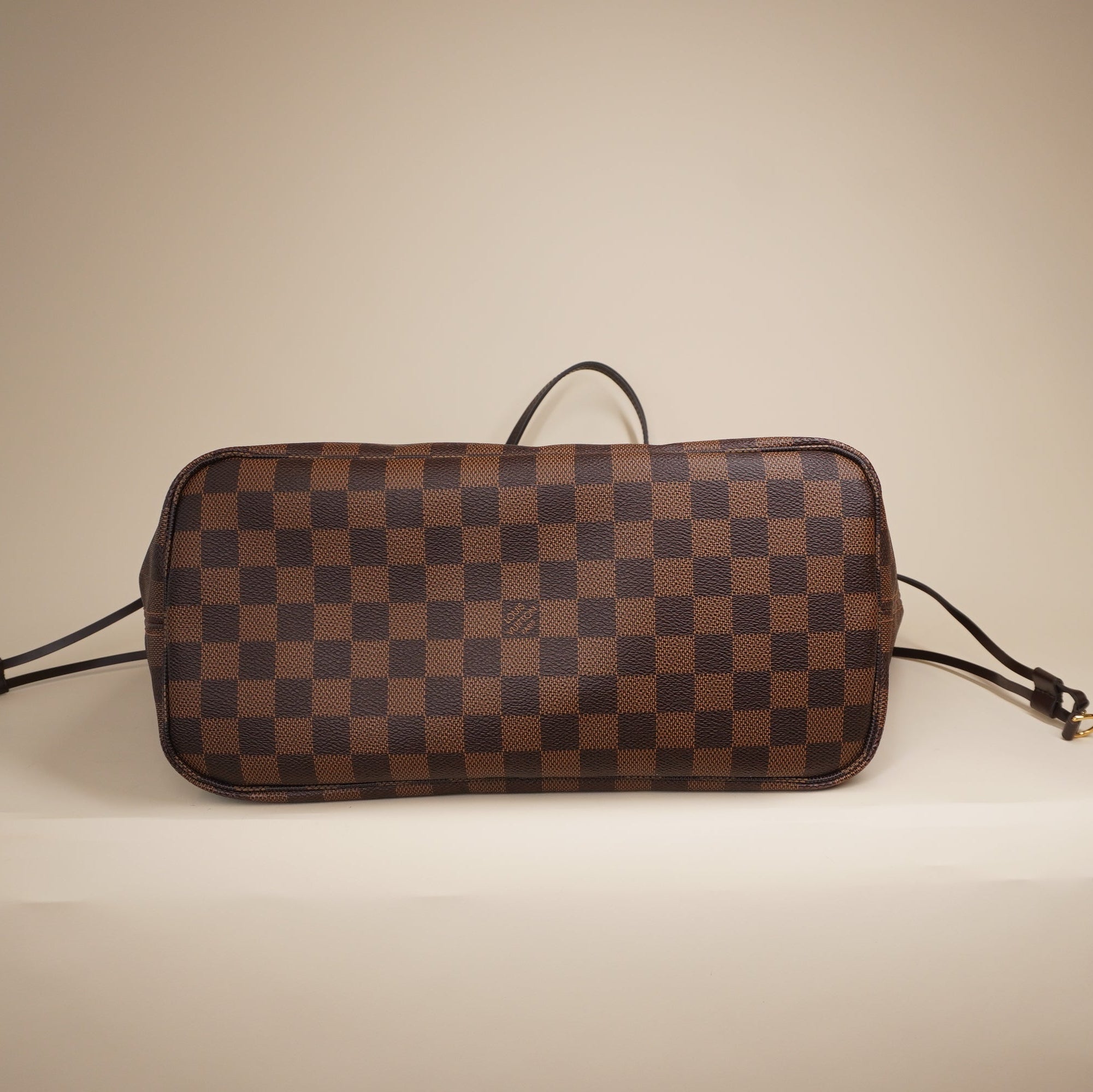 PRE-OWNED LV Damier Ebene Canvas Neverfull MM Shoulder Bag