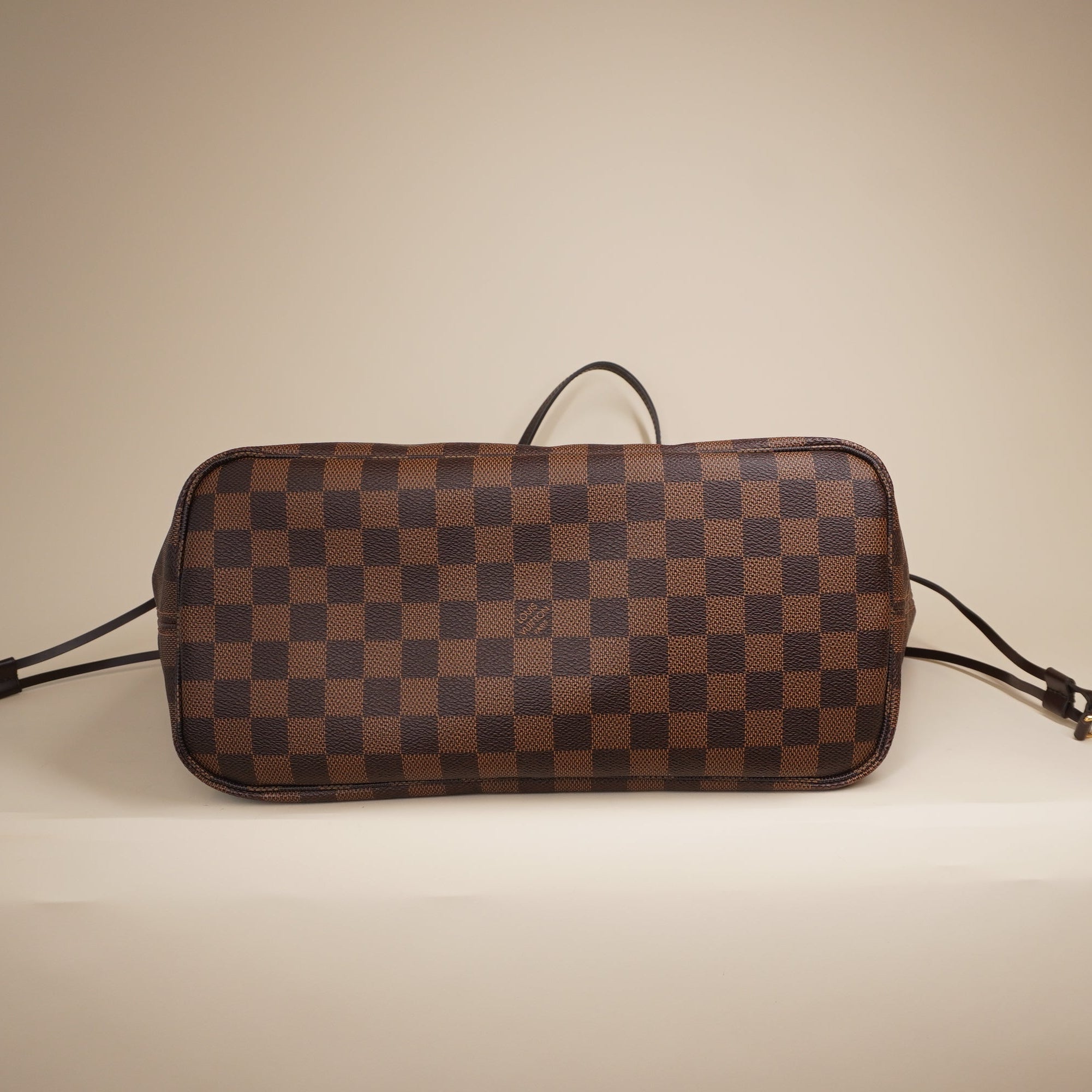 PRE-OWNED LV Neverfull MM Damier Ebene Canvas Shoulder Bag