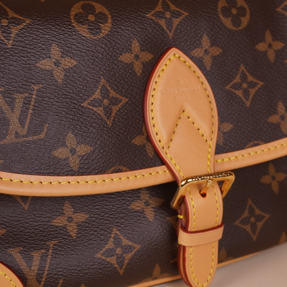 PRE-OWNED LV Monogram Canvas Fuchsia Diane Bag