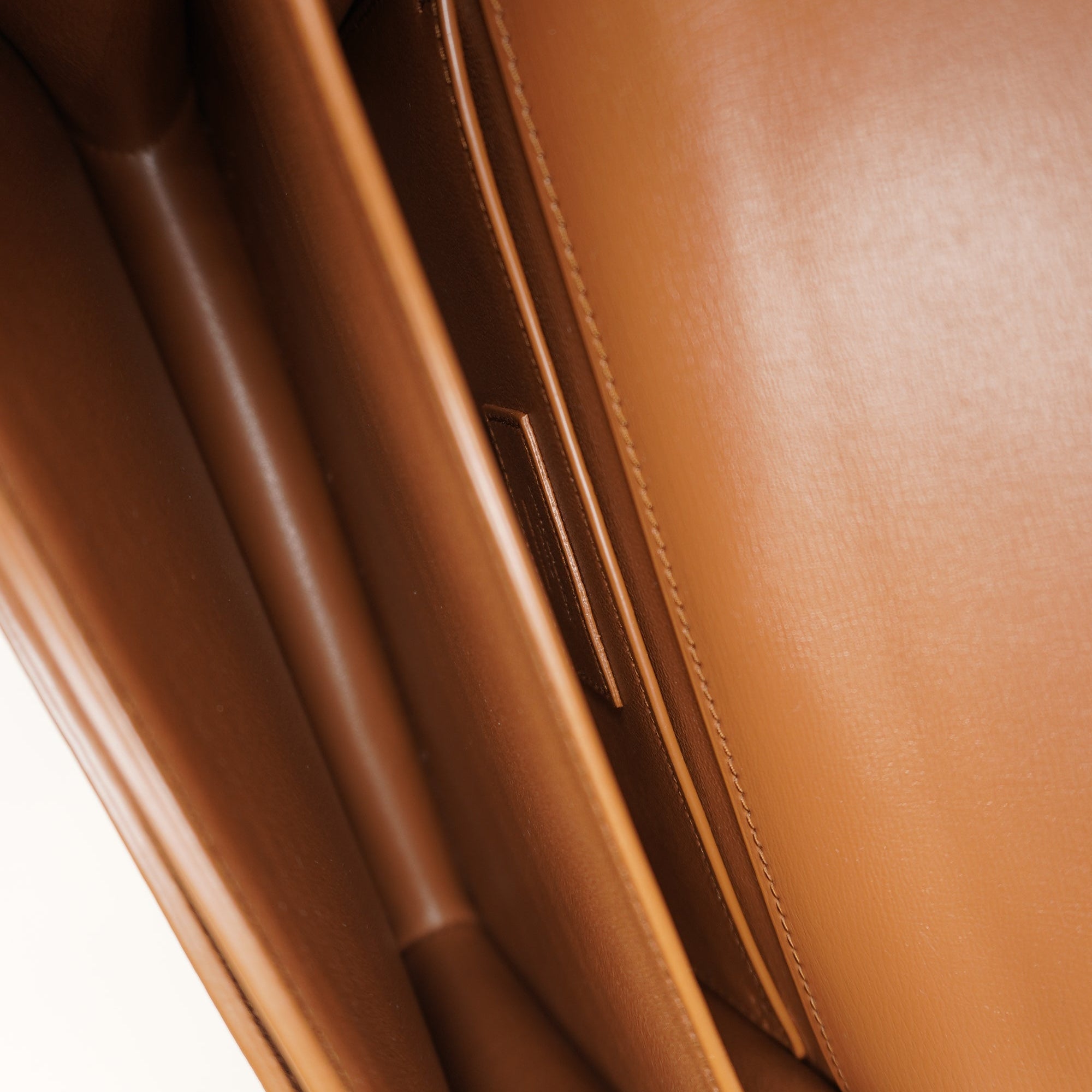 PRE-OWNED Brown Sunset Smooth Leather Shoulder Bag