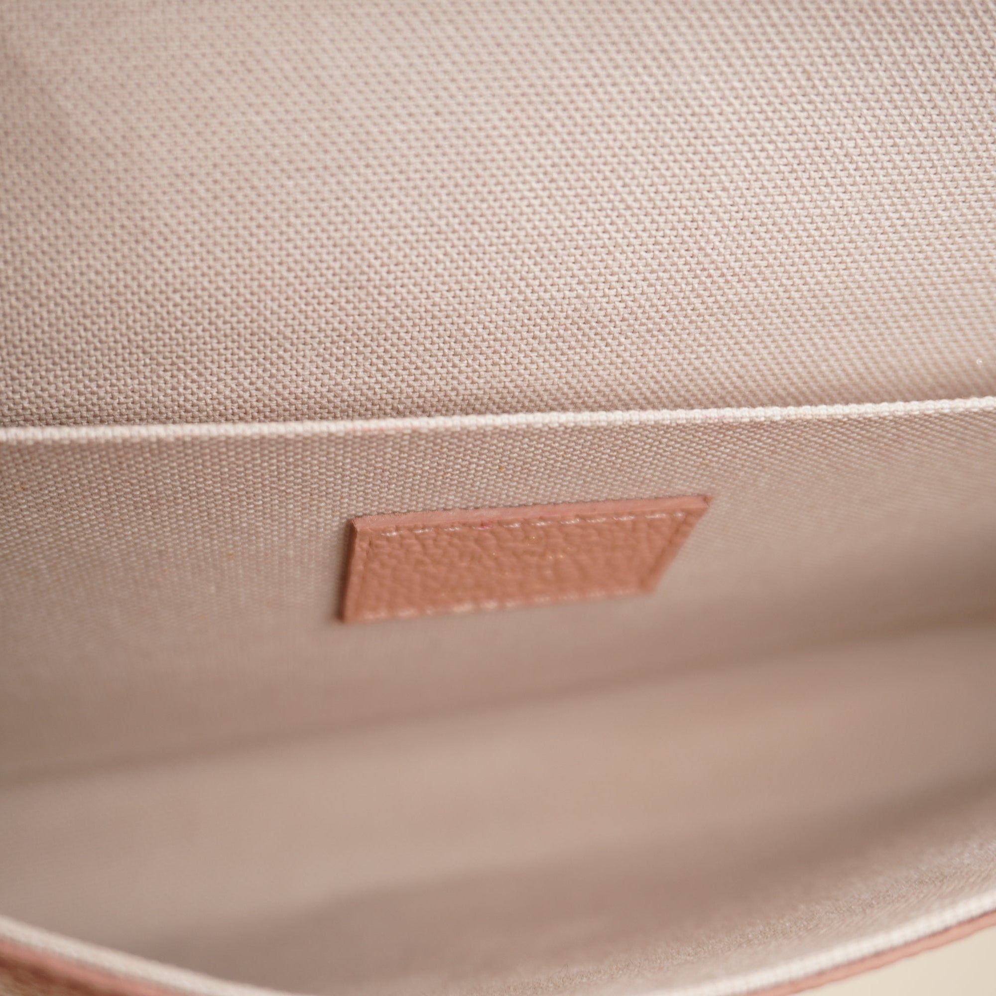 PRE-OWNED LV Trianon Empreinte Monogram Giant Felicie Pochette Shoulder Bag